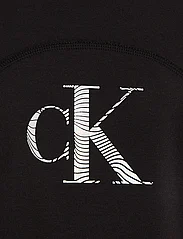 Calvin Klein - IRIDESCENT CK LOGO CN SWEATSHIRT - svetarit - ck black - 5