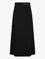 Calvin Klein - MINIMALISTIC CK MAXI SKIRT - maxi skirts - ck black - 0