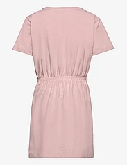 Calvin Klein - MONOGRAM OFF PLACED T DRESS - short-sleeved casual dresses - sepia rose - 1