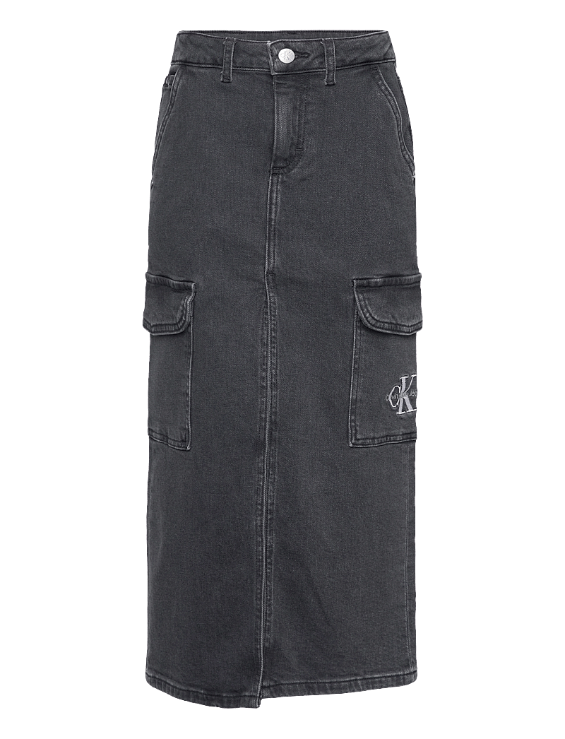 Calvin Klein Maxi Denim Skirt – denim skirts – shop at Booztlet