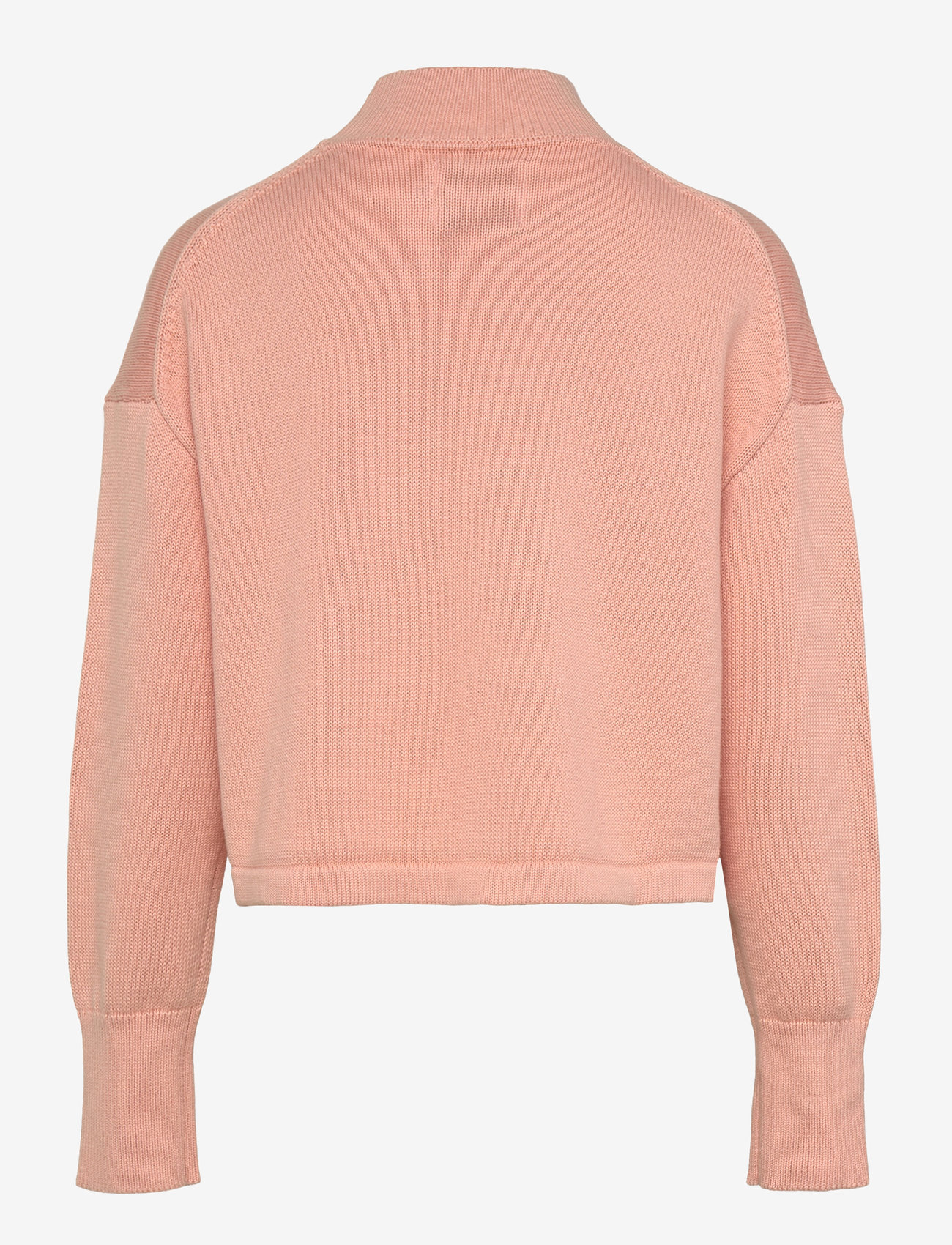 Calvin Klein - MONOGRAM OFF PLACED SWEATER - pink sand - 1