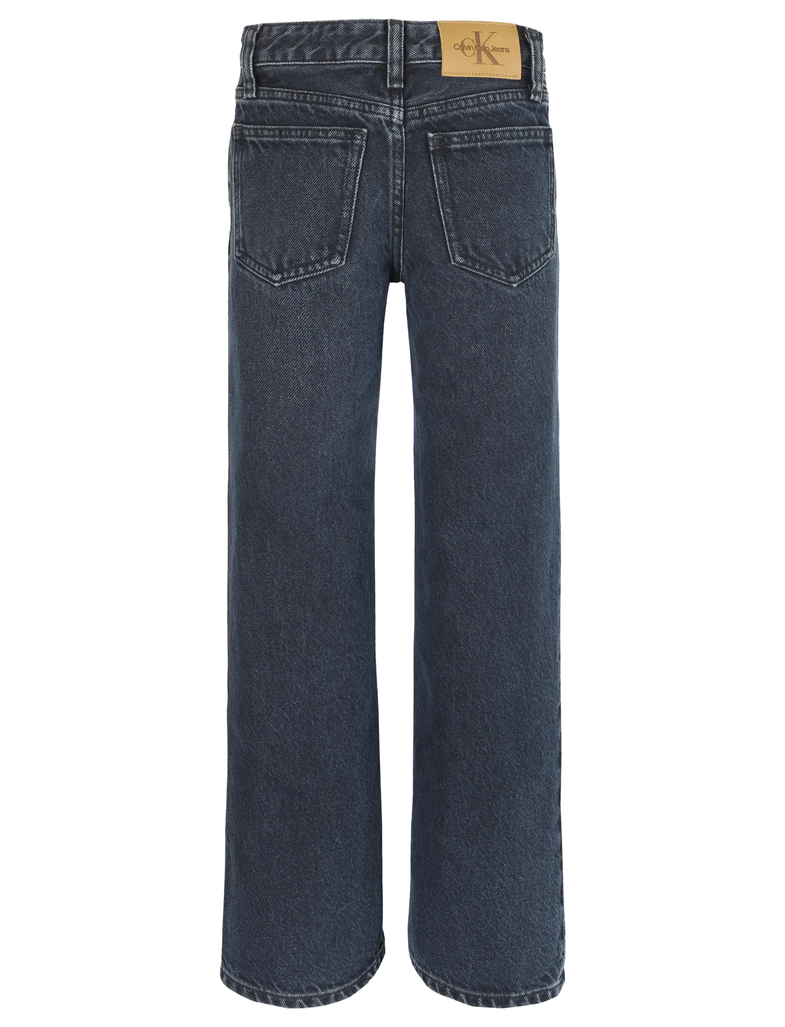 Calvin Klein - HR WIDE LEG BLUE BLACK RGD DENIM - pantalons larges - blue black rigid - 2