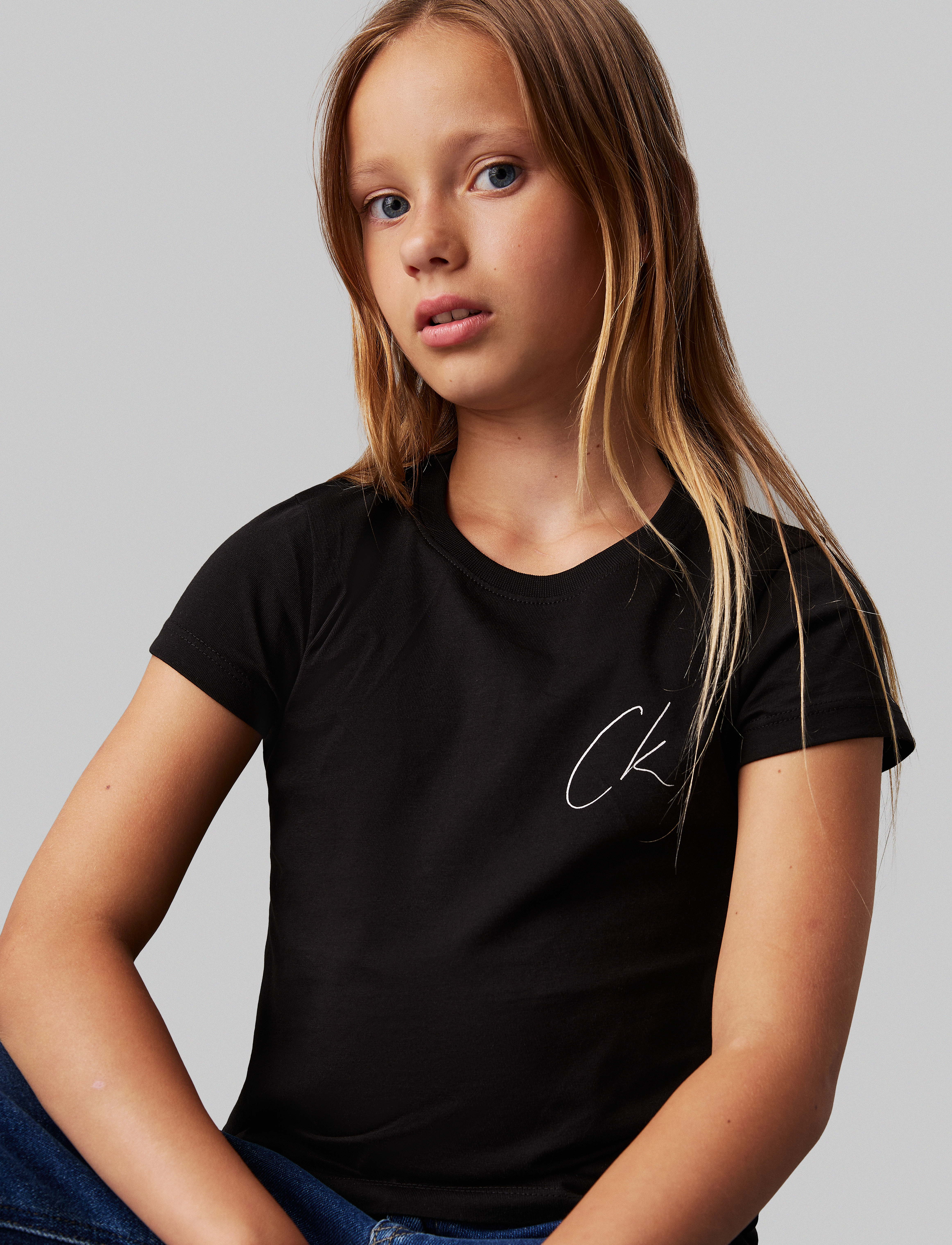 Calvin Klein - CK SIGNAGE SLIM SS T-SHIRT - ck black - 3
