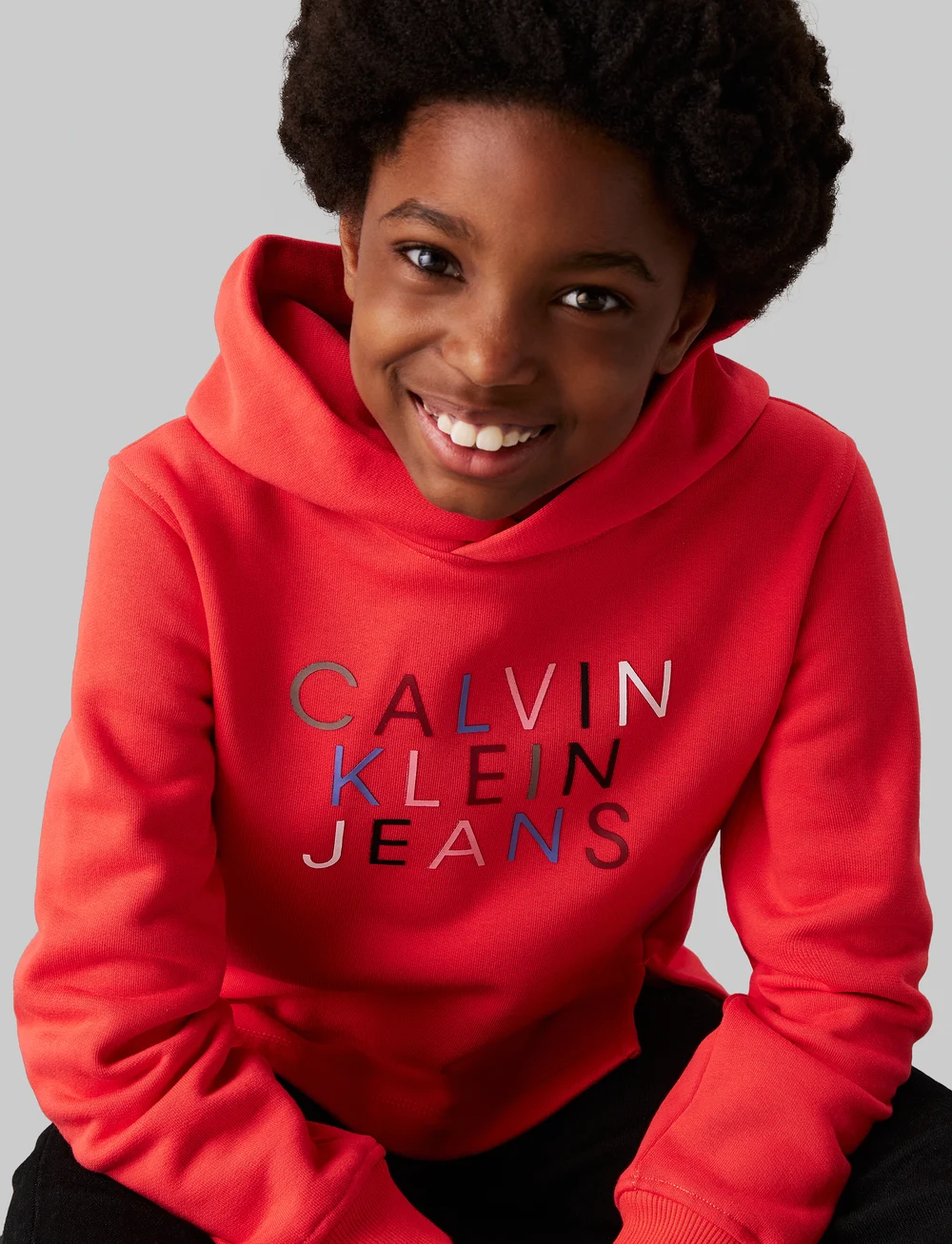 Calvin Klein - COLOUR LOGO FLEECE HOODIE - huvtröjor - bittersweet - 3