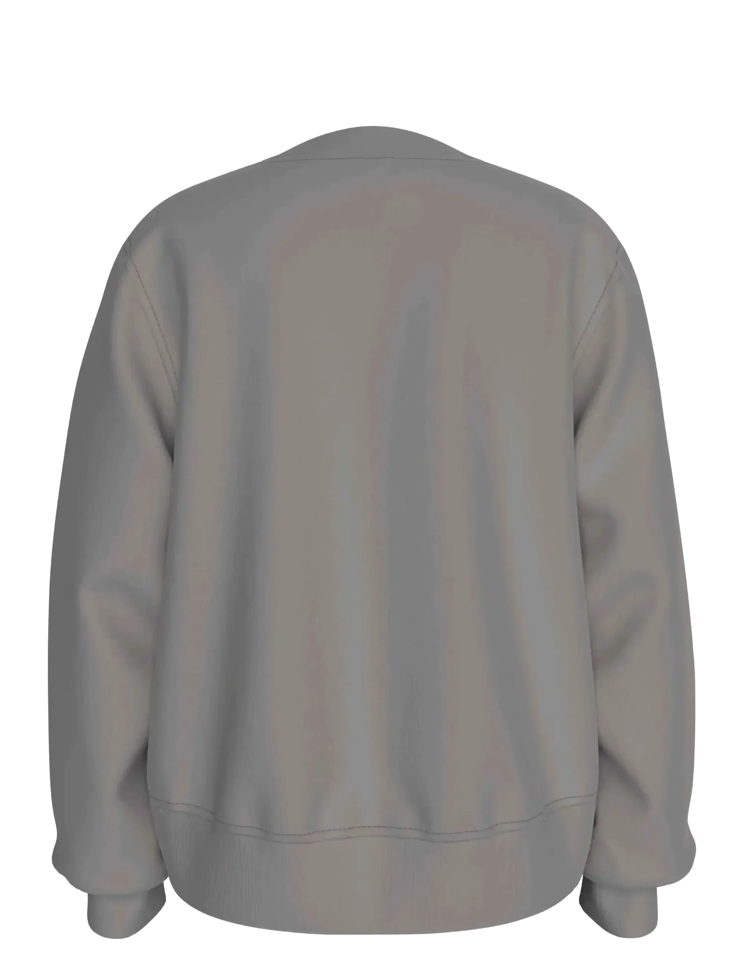 Calvin Klein - CK LOGO CN FLEECE SWEATSHIRT - dressipluusid - granite gray - 1