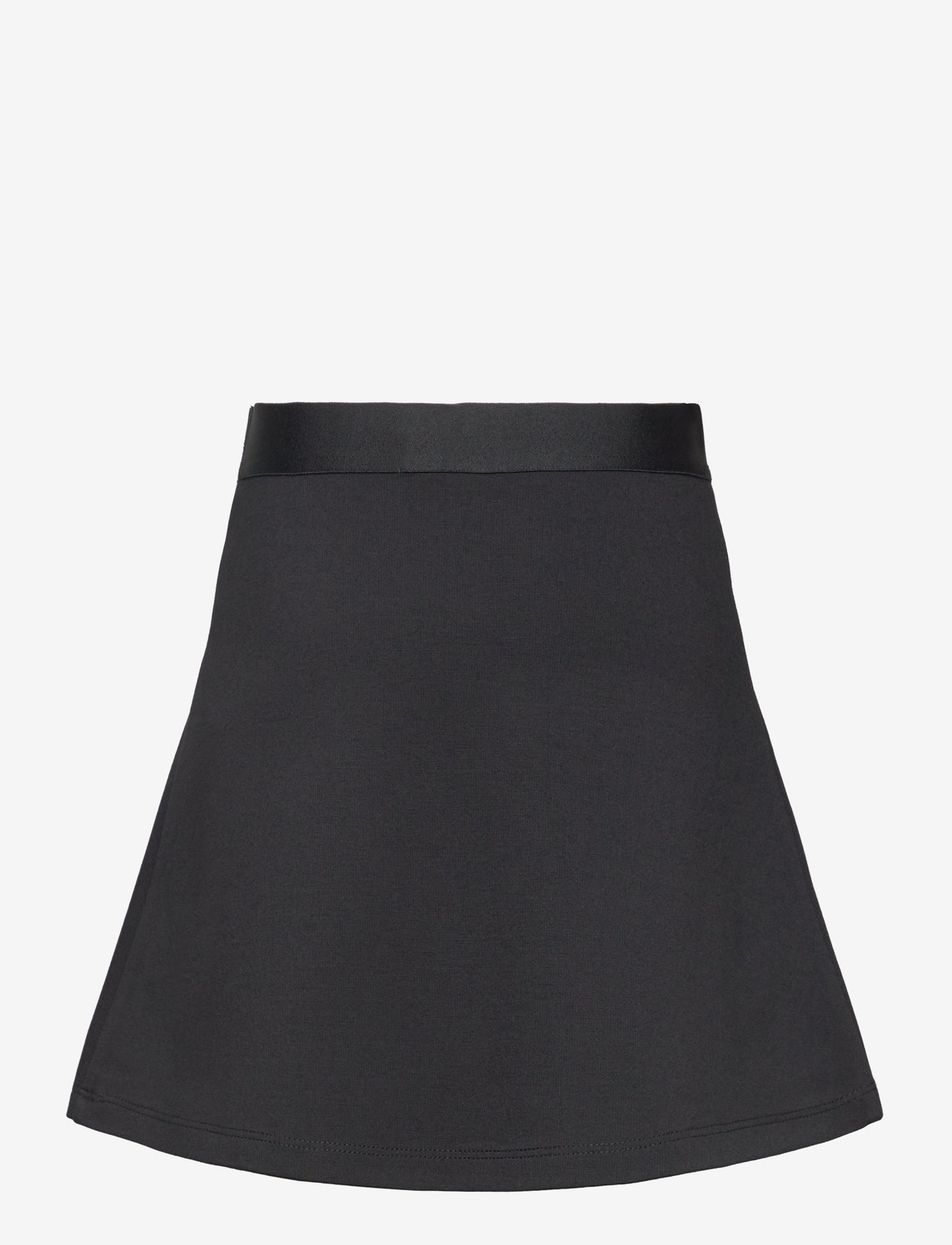 Calvin Klein - LOGO TAPE FLARE PUNTO SKIRT - korta kjolar - ck black - 2