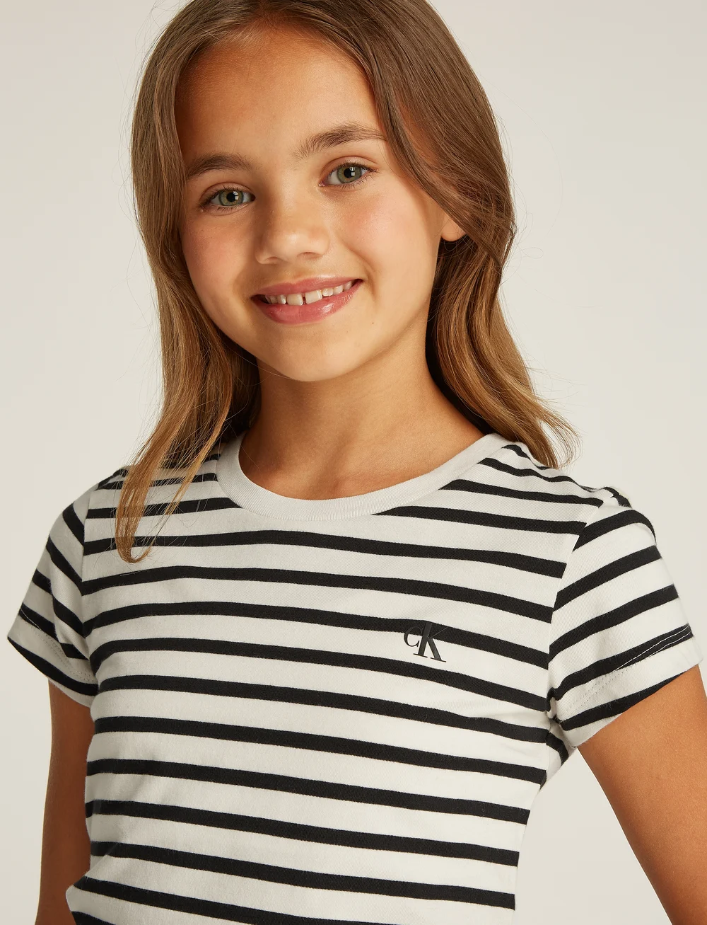 Calvin Klein - 2 PACK STRIPE SLIM SS T-SHIRT - lühikeste varrukatega t-särgid - turtledove/ ck black stripe - 2