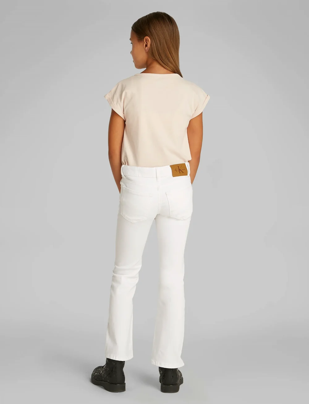 Calvin Klein - FLARE WHITE - bootcut jeans - white - 3