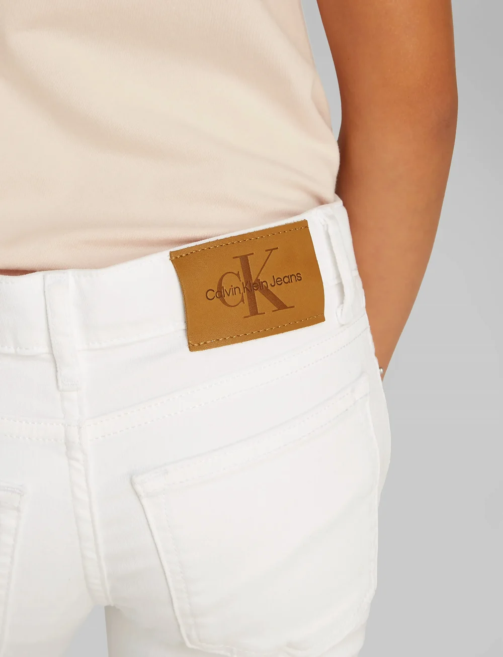 Calvin Klein - FLARE WHITE - bootcut jeans - white - 4