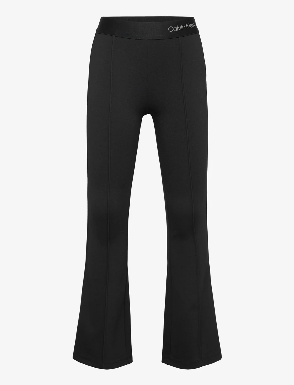 Calvin Klein - PUNTO FLARE TAPE PANTS - leggings - ck black - 0