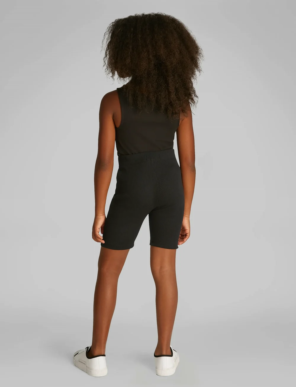 Calvin Klein - RIB CYCLING SHORTS - cycling shorts - ck black - 3