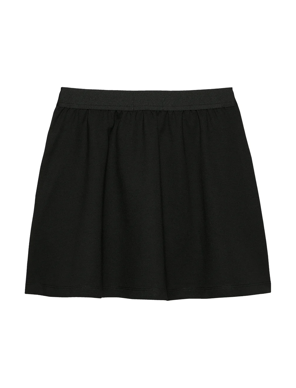 Calvin Klein - PUNTO LOGO FLARE SKIRT - kurze röcke - ck black - 2