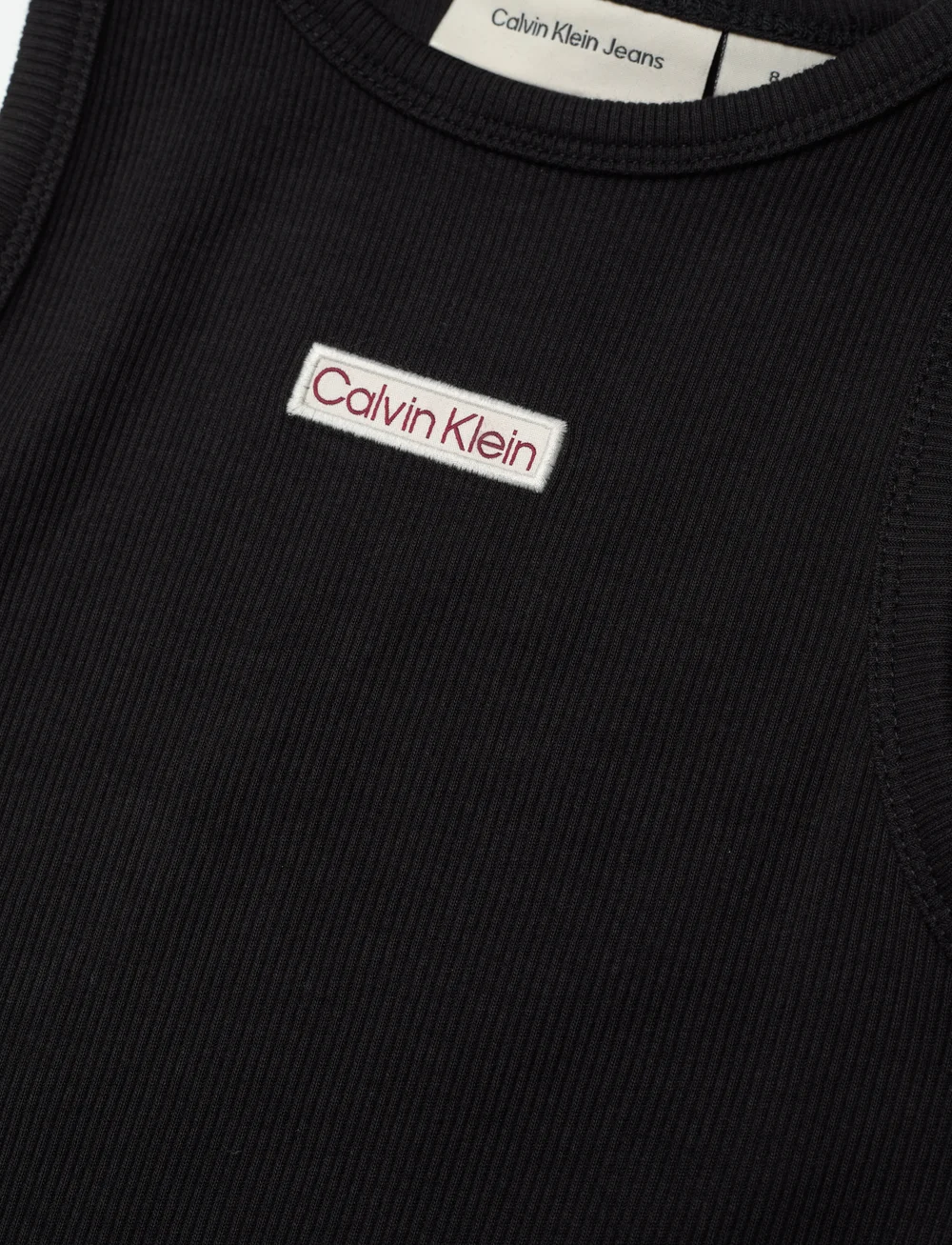 Calvin Klein - RIB SLEEVELESS DRESS - Ärmellose freizeitkleider - ck black - 3