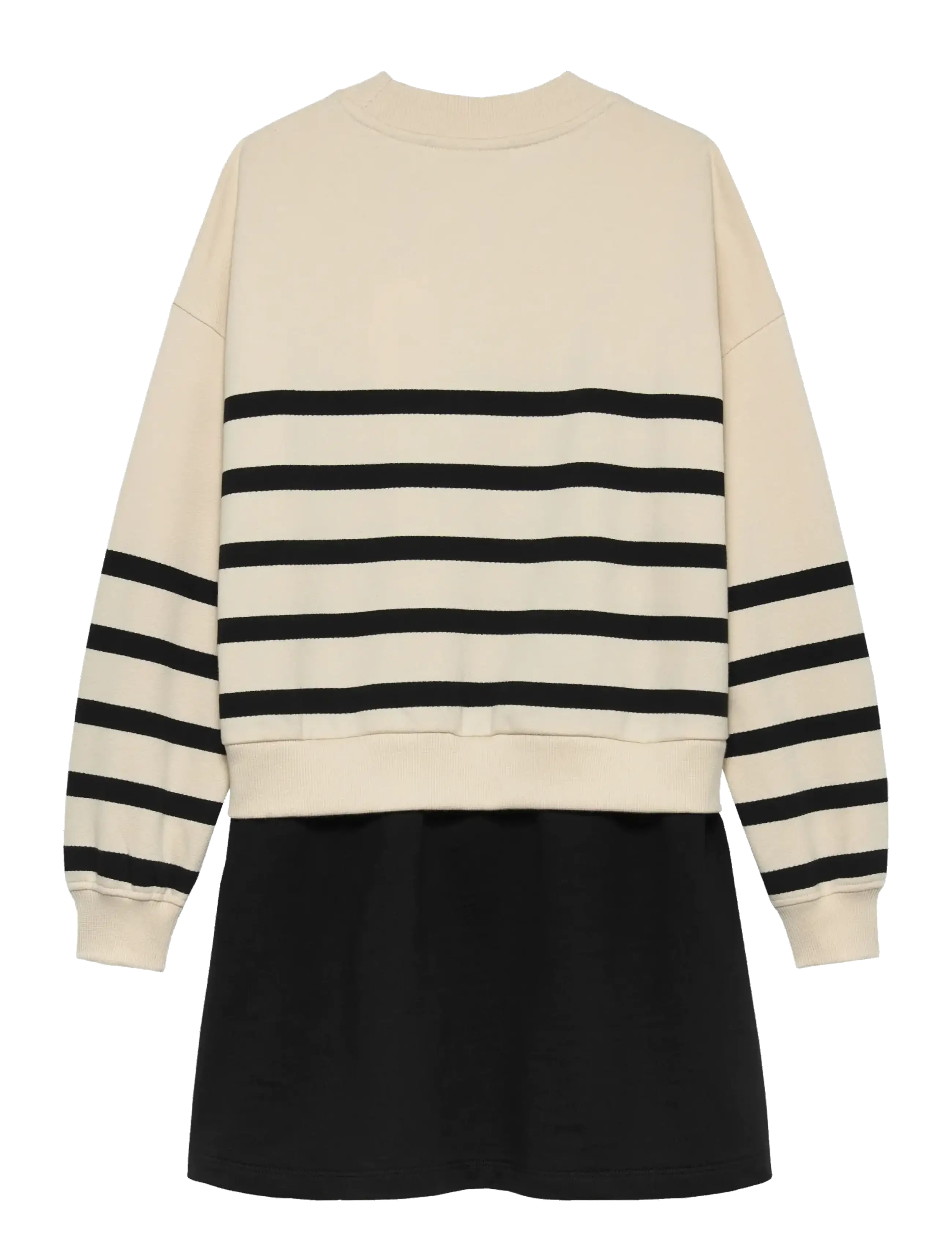 Calvin Klein - CK LS RELAXED TERRY DRESS - white cap gray  ck black - 1