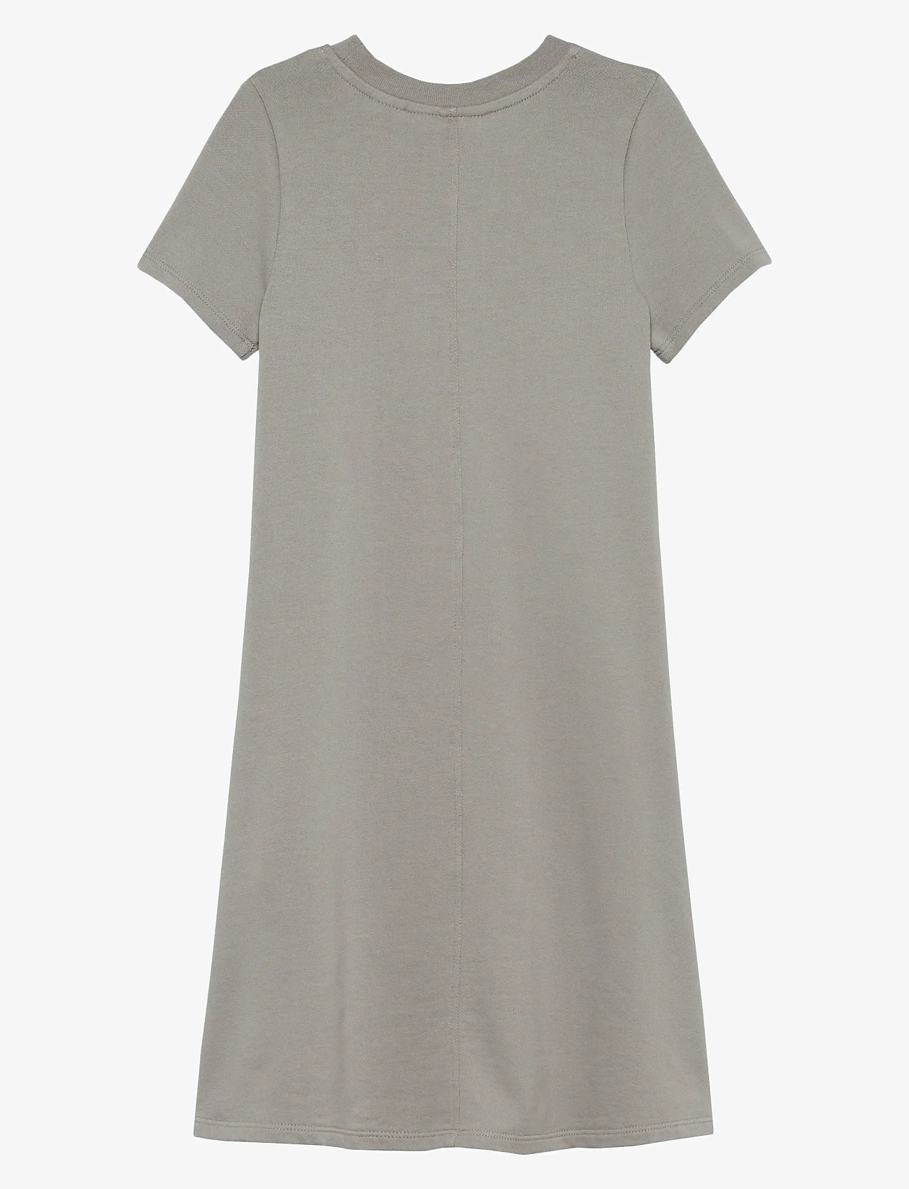 Calvin Klein - METALLIC PRINT LS A-ALINE DRESS - lyhythihaiset arkimekot - mourning dove - 1