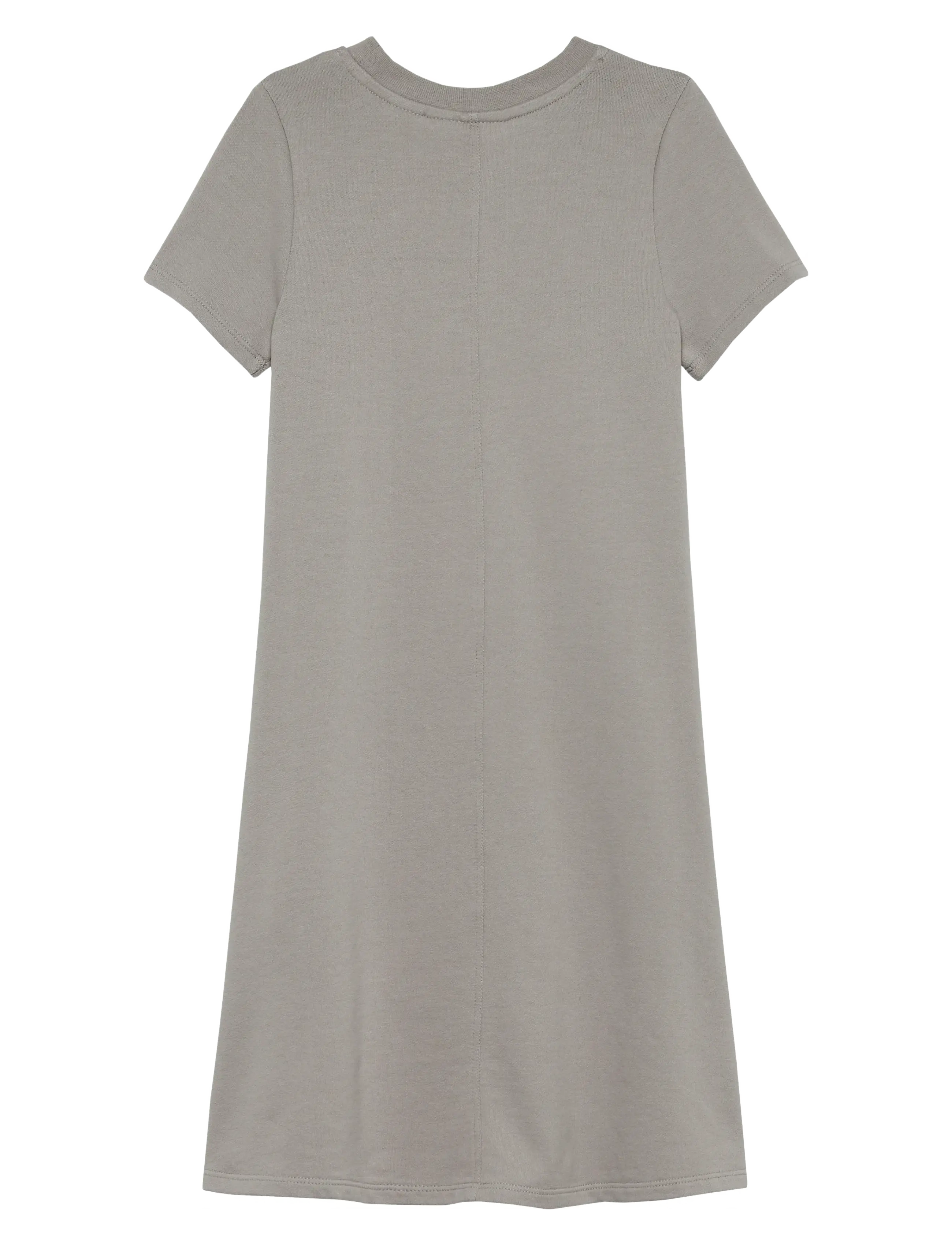 Calvin Klein - METALLIC PRINT LS A-ALINE DRESS - kortærmede hverdagskjoler - mourning dove - 1