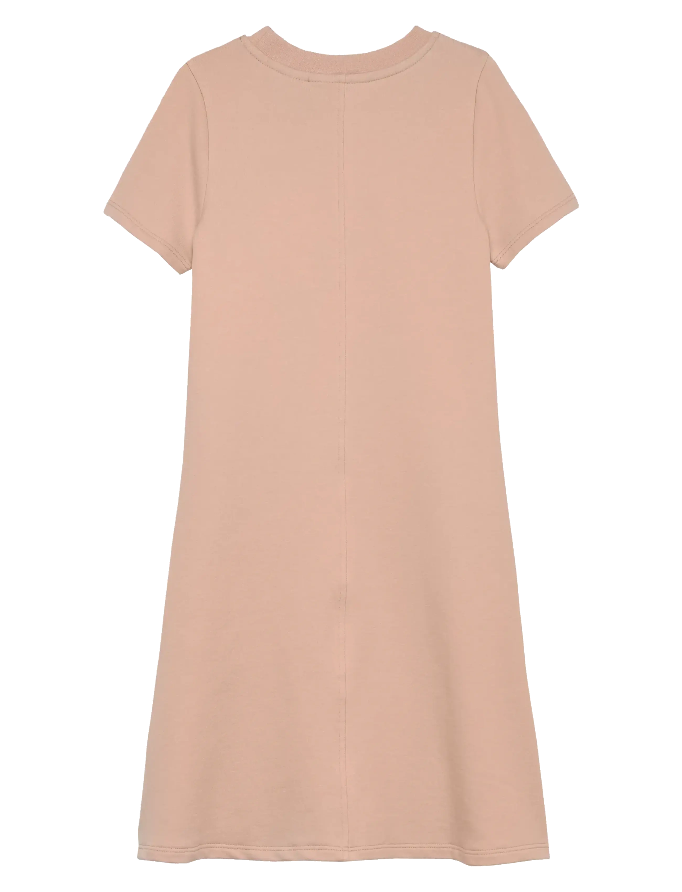 Calvin Klein - METALLIC PRINT LS A-ALINE DRESS - kortærmede hverdagskjoler - spanish villa - 1