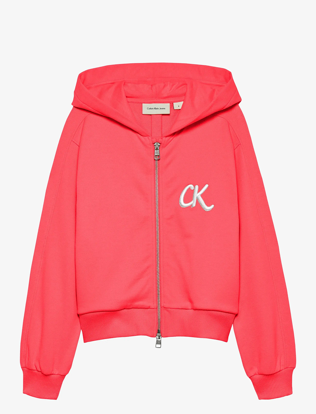 Calvin Klein - TERRY ZIP UP HOODIE - kapuutsiga dressipluusid - teaberry - 1