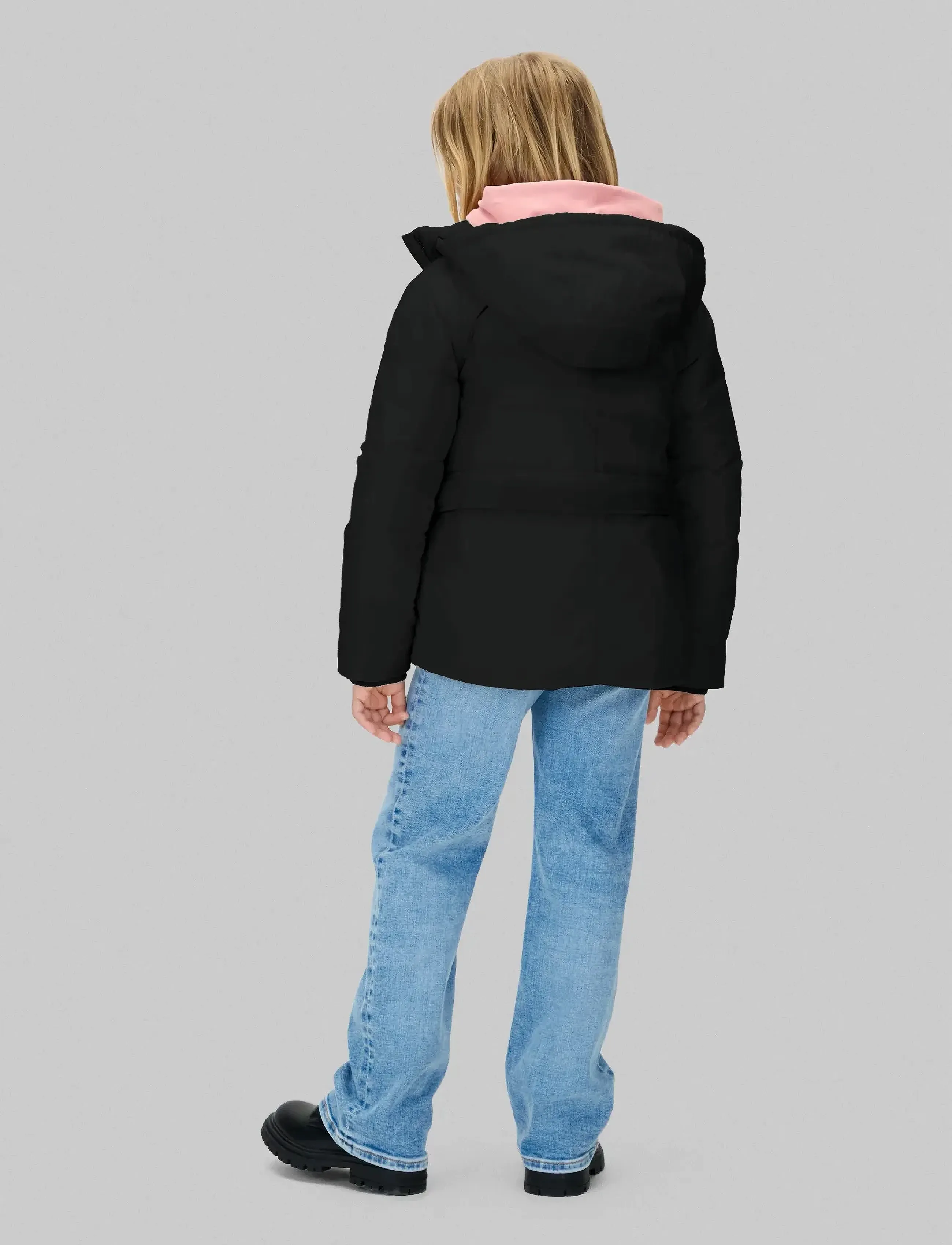 Calvin Klein - SHORT PUFFER - talvejope - ck black - 3
