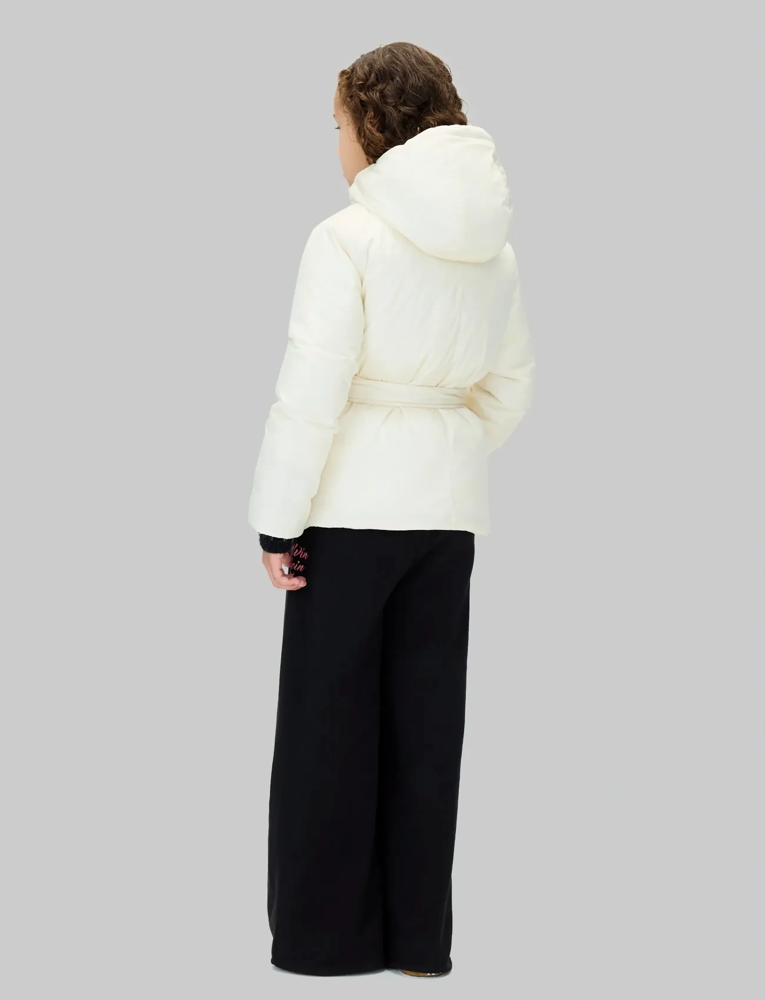 Calvin Klein - SHORT PUFFER - talvejope - whitecap gray - 3