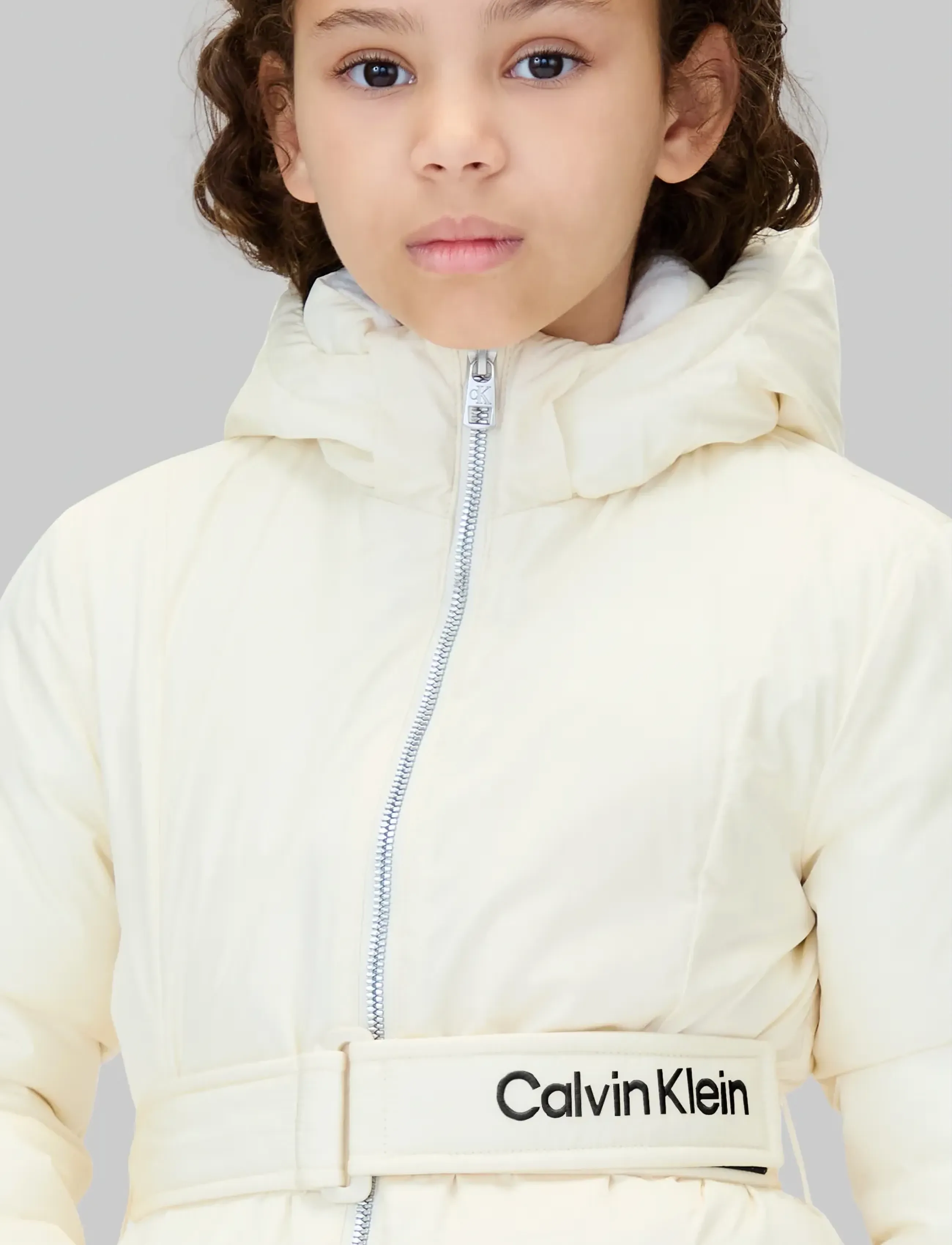 Calvin Klein - SHORT PUFFER - talvejope - whitecap gray - 4