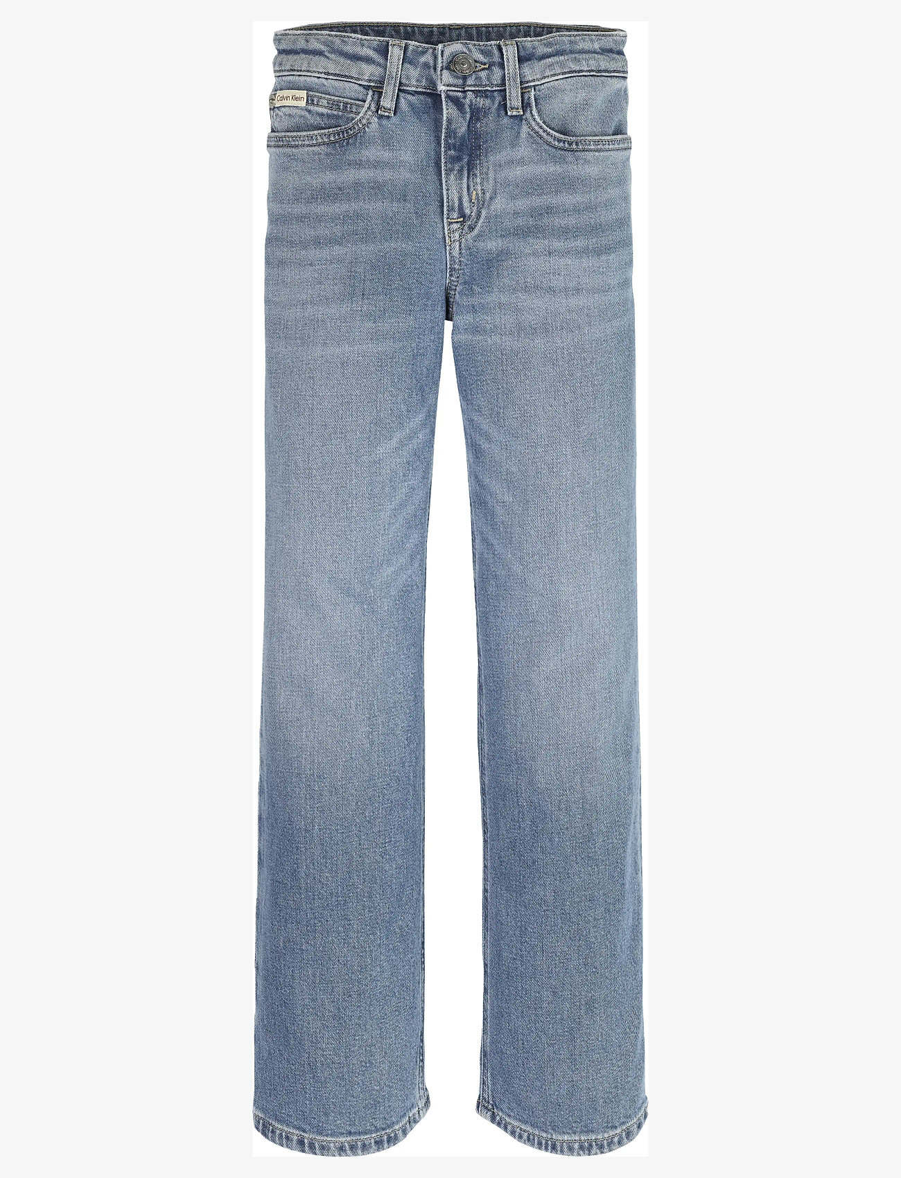 Calvin Klein - HR WIDE LEG AUTHENTIC BLUE DENIM - brede jeans - authentic denim - 1