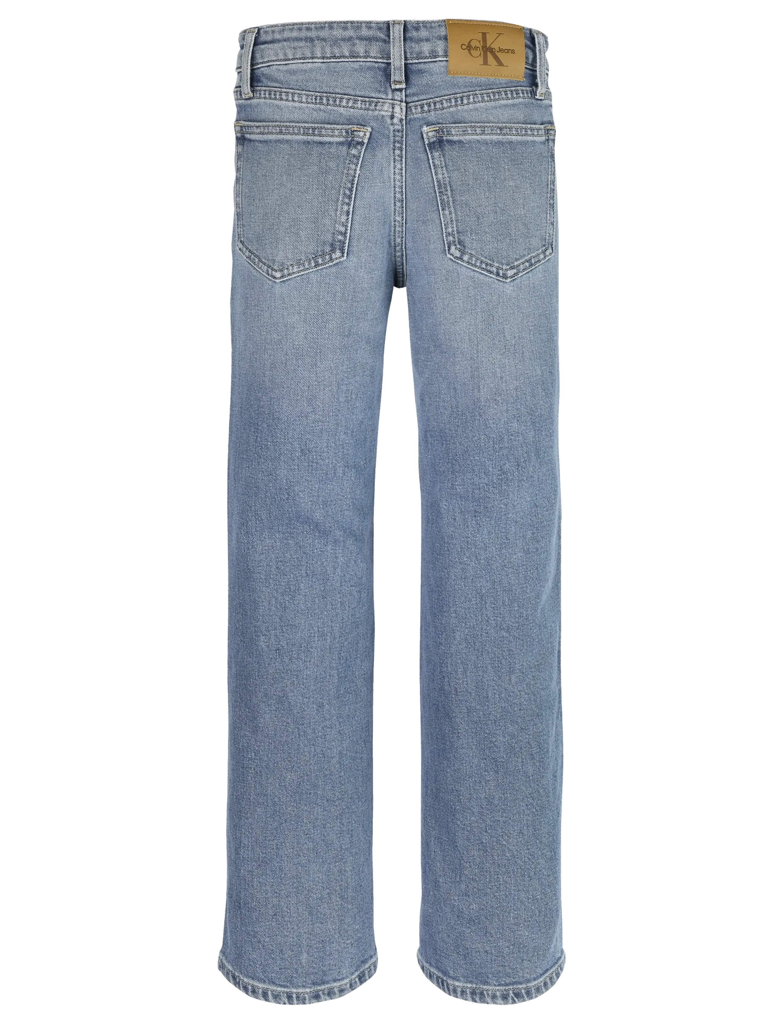 Calvin Klein - HR WIDE LEG AUTHENTIC BLUE DENIM - hosen mit weitem bein - authentic denim - 2