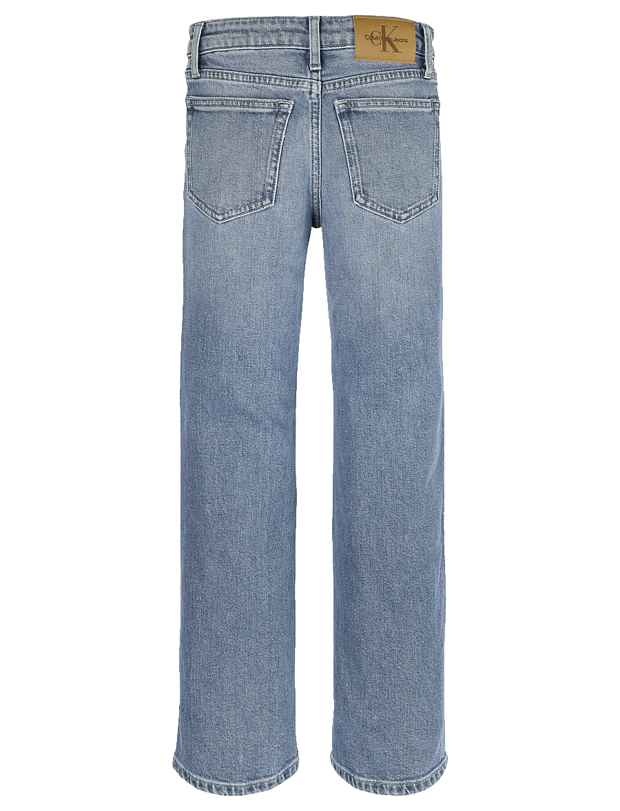 Calvin Klein - HR WIDE LEG AUTHENTIC BLUE DENIM - hosen mit weitem bein - authentic denim - 2