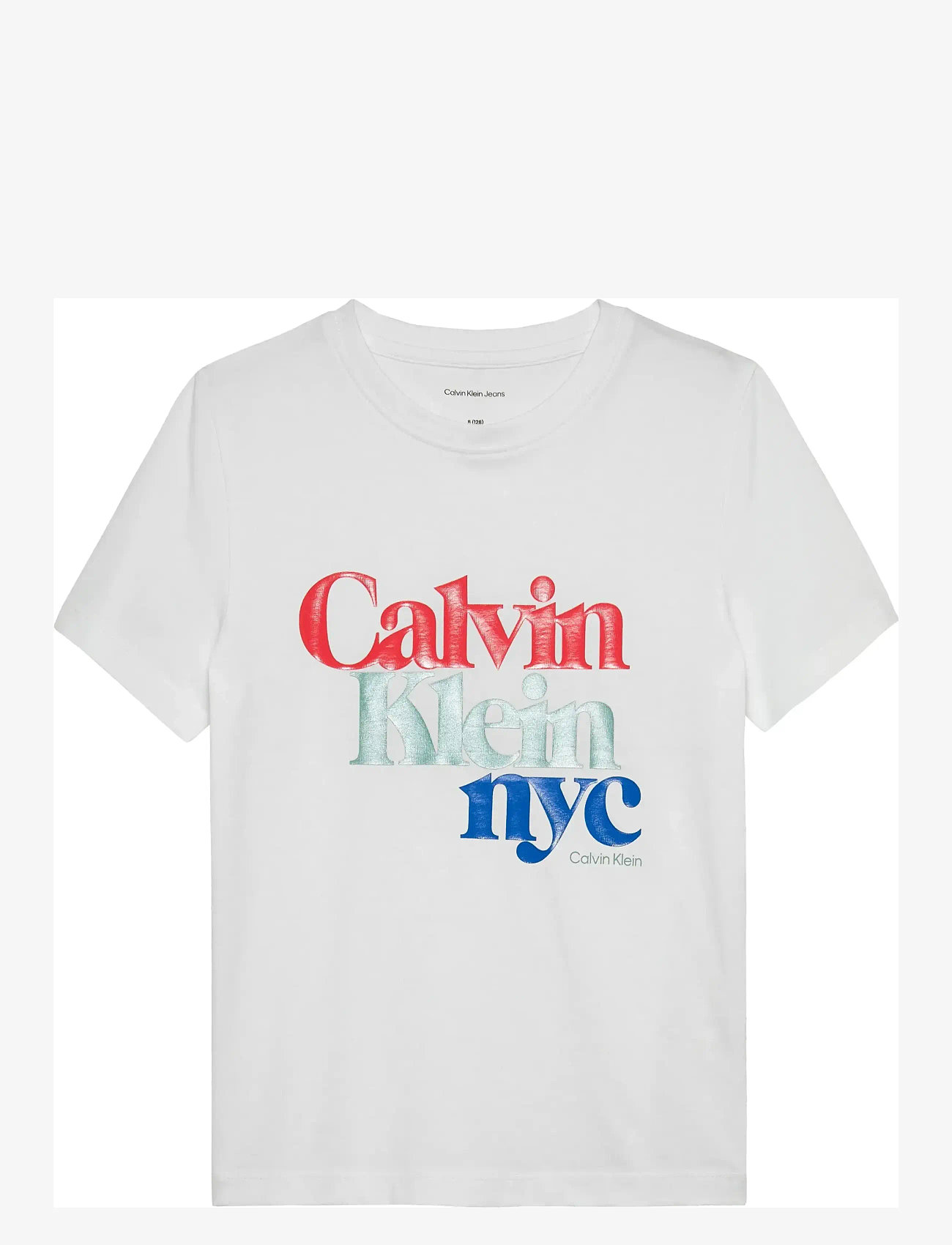 Calvin Klein - PEARL SIGNATURE NYC REGULAR TEE - kortärmade t-shirts - bright white - 1