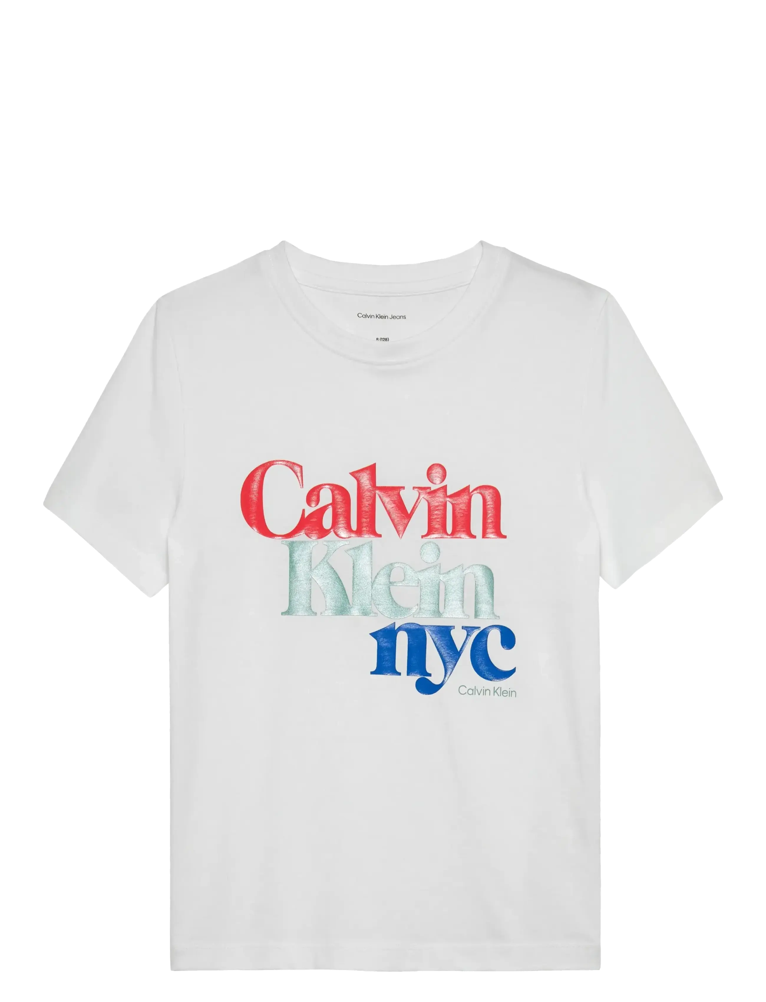 Calvin Klein PEARL SIGNATURE NYC REGULAR TEE - Calvin Klein - BRIGHT WHITE / white
