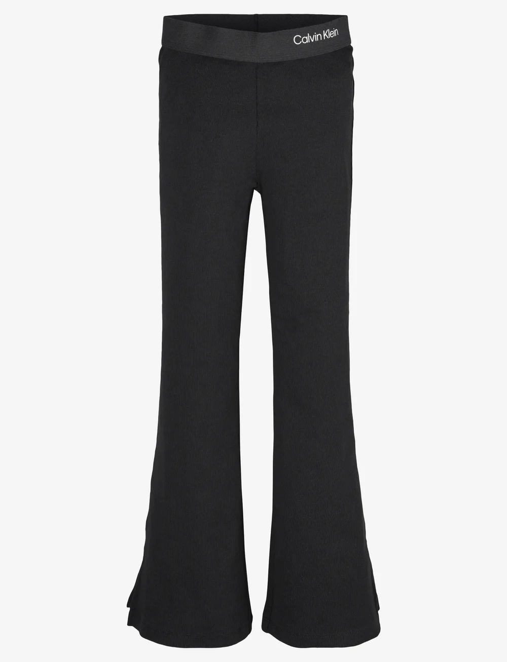Calvin Klein - RIB FLARE PANT - retuusid - ck black - 0