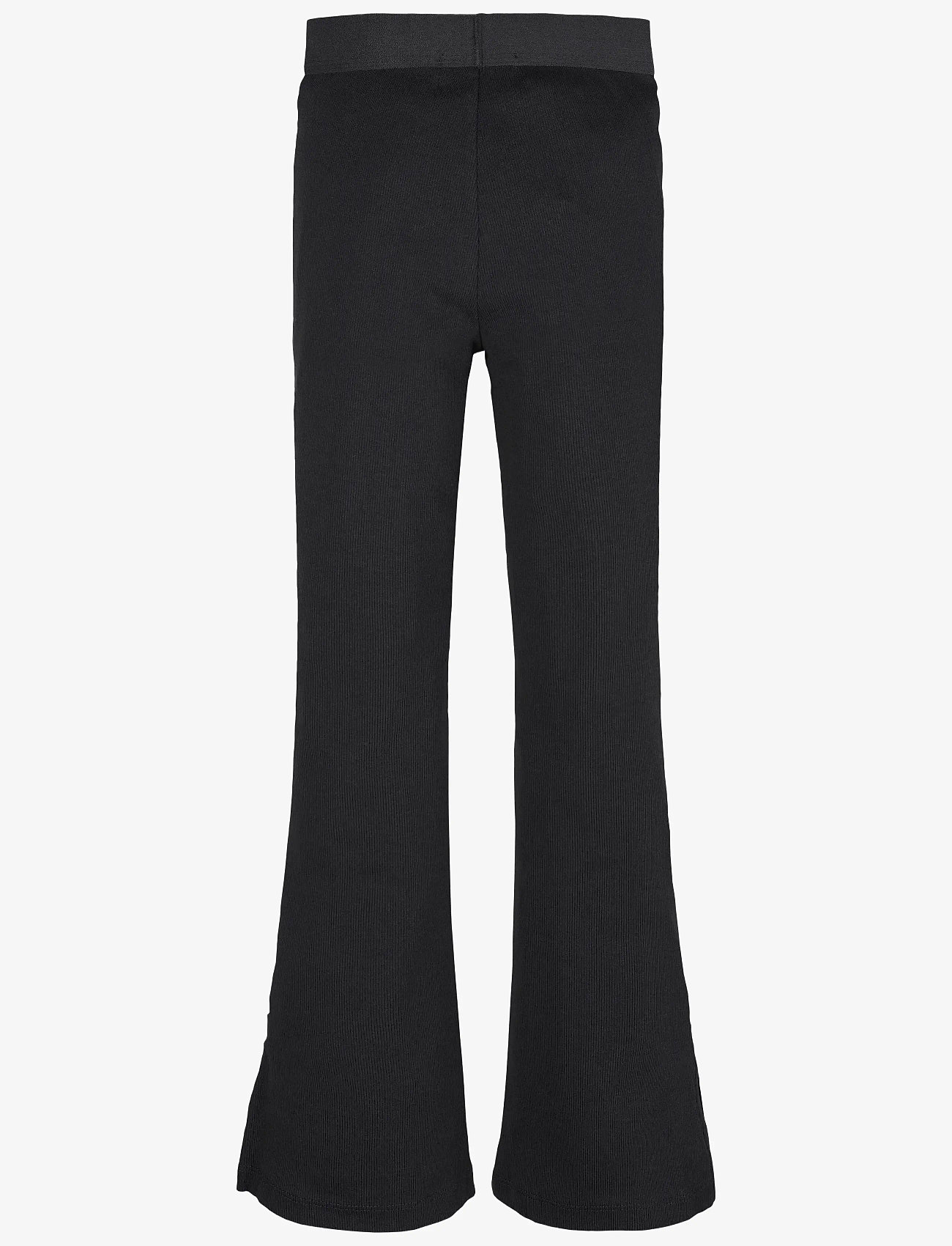 Calvin Klein - RIB FLARE PANT - leggings - ck black - 2