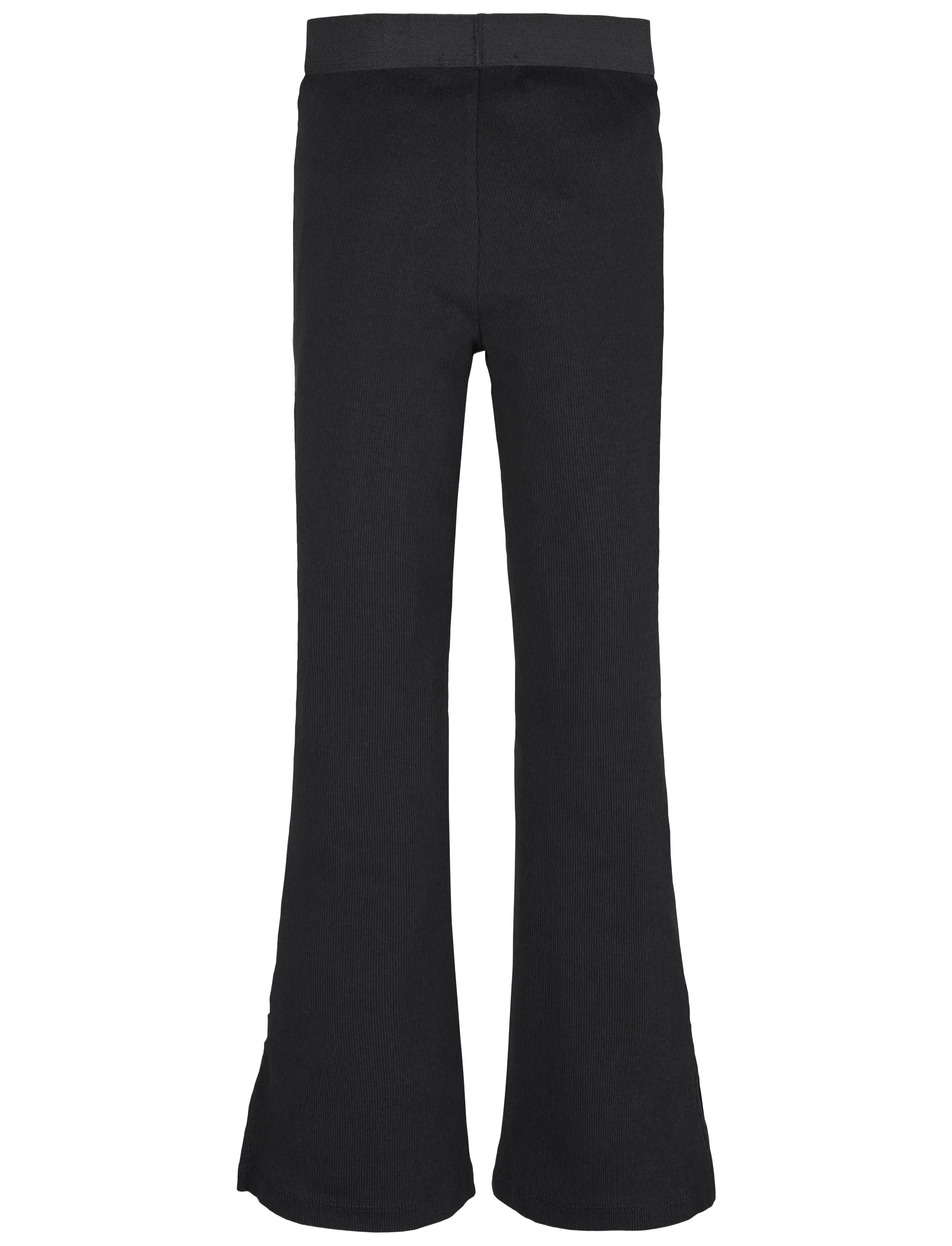 Calvin Klein - RIB FLARE PANT - timpės - ck black - 2