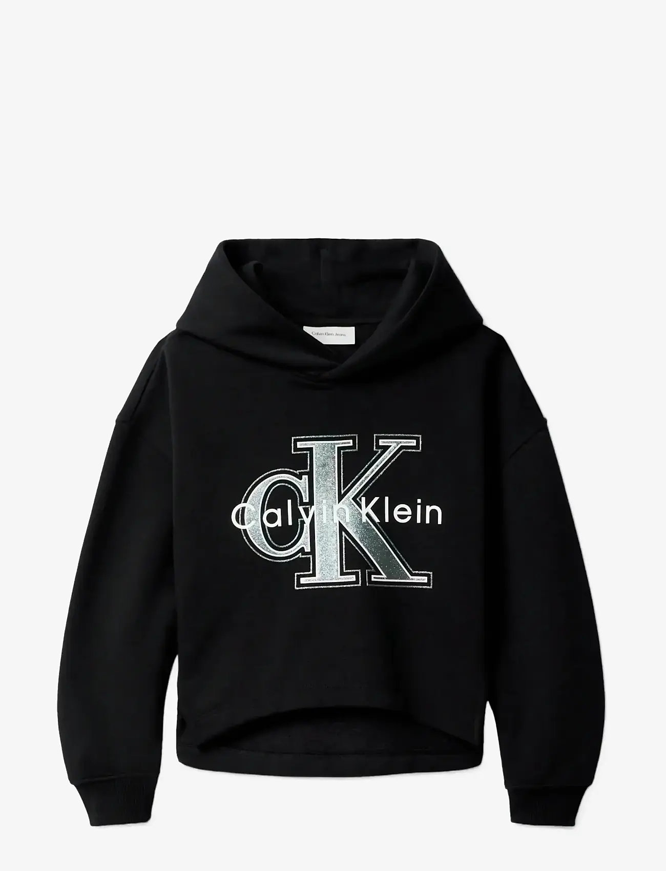 Calvin Klein - FESTIVE GRAPHIC FLEECE HOODIE - kapuzenpullover - ck black - 1