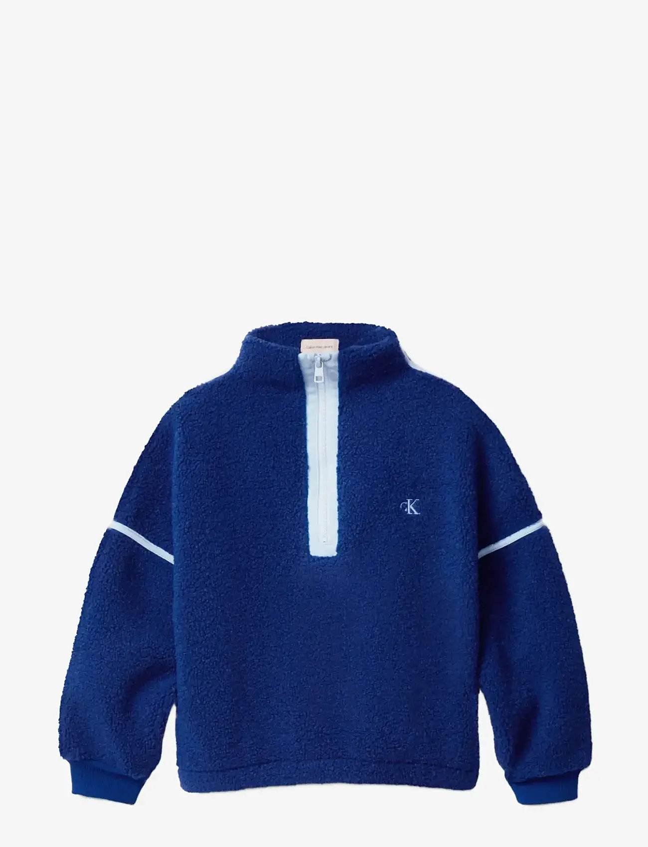 Calvin Klein - TEDDY HALF ZIP SWEATSHIRT - fleece jackets - bold blue - 1