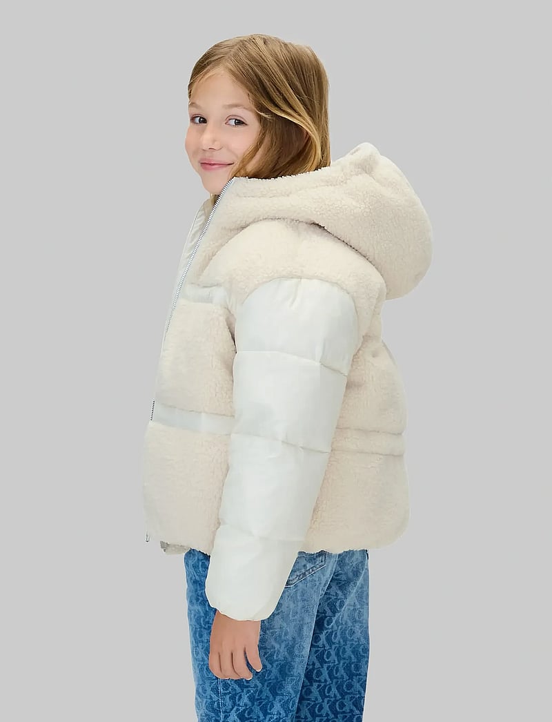 Calvin Klein - TEDDY SHINY PUFFER JACKET - vinterjakker - whitecap gray - 3