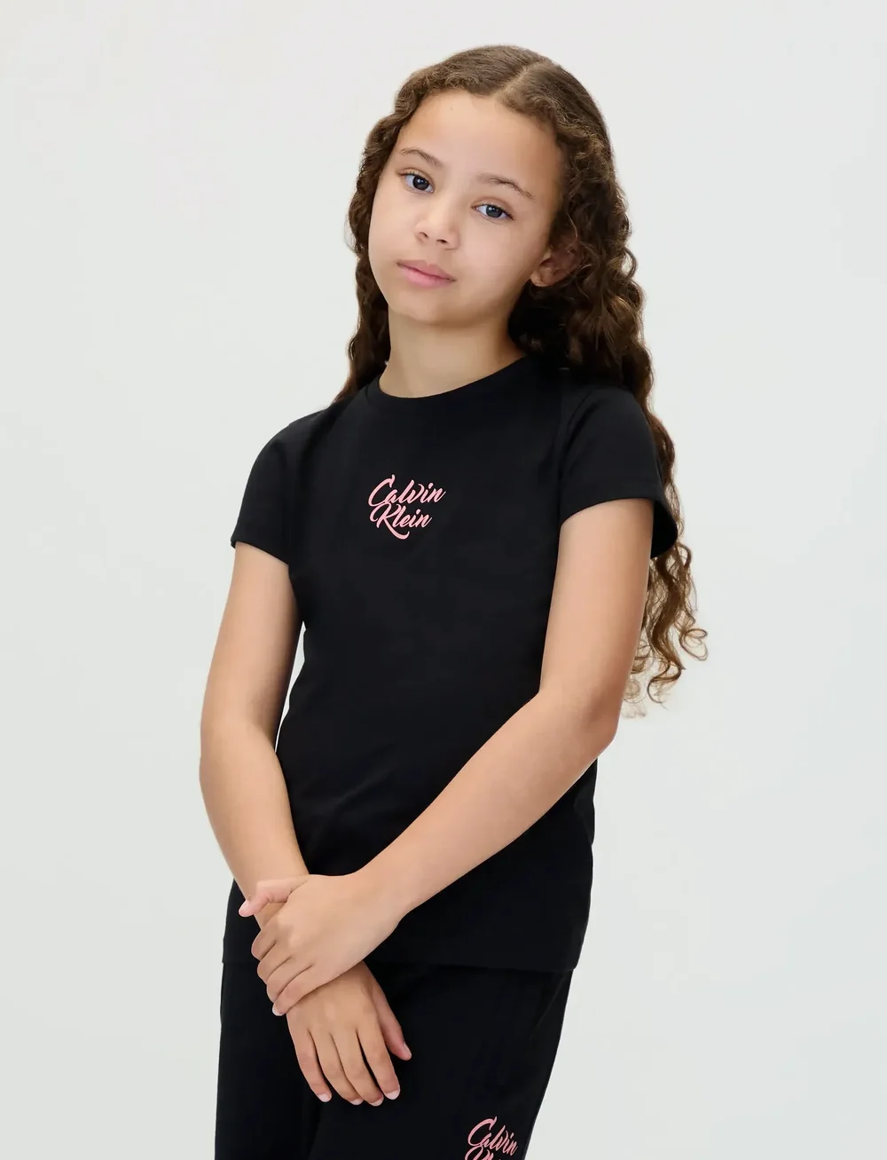 Calvin Klein - SCRIPT LOGO GRAPHIC SS T-SHIRT - kortærmede t-shirts - ck black - 0