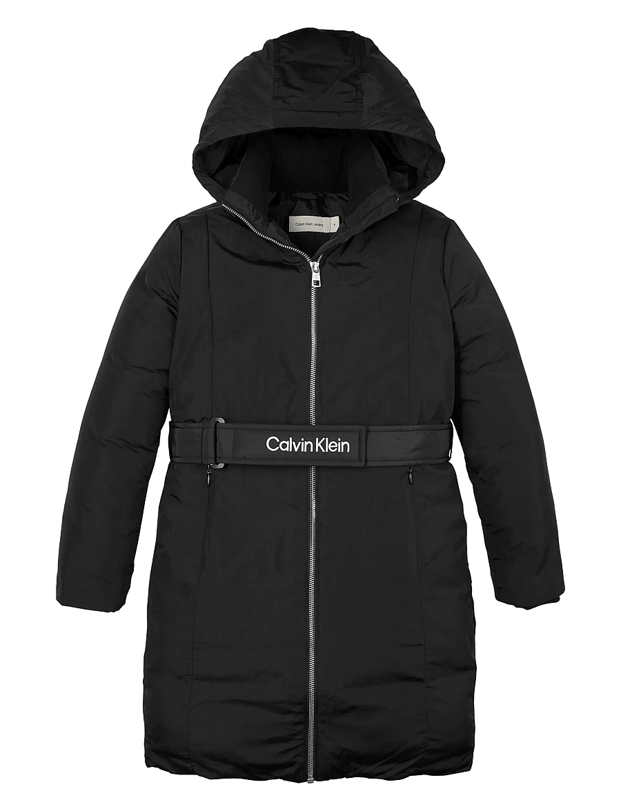 Calvin Klein - CLASSIC BELTED COAT - vinterjakker - ck black - 1