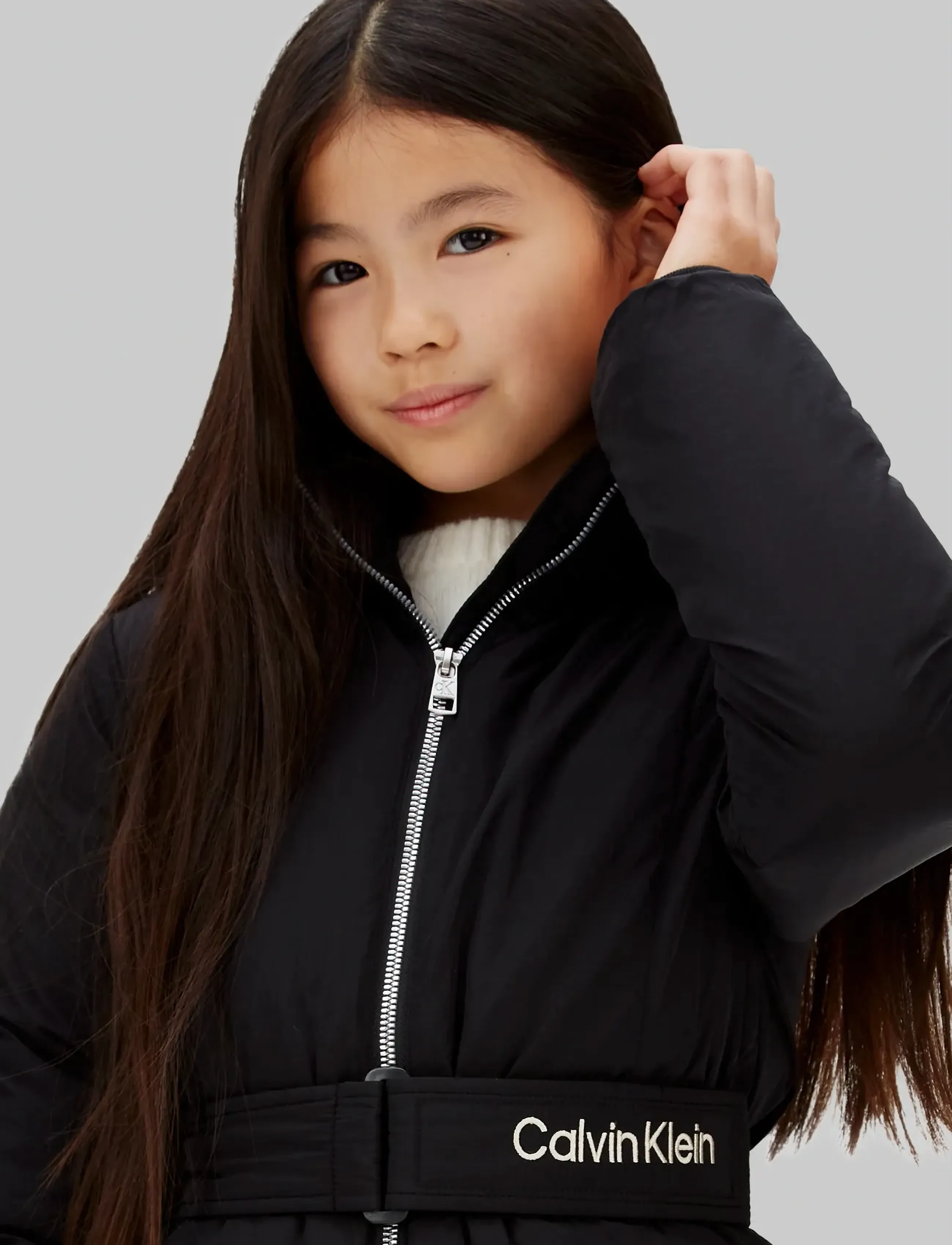 Calvin Klein - CLASSIC BELTED COAT - talvitakki - ck black - 5