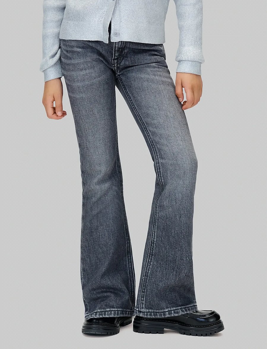 Calvin Klein - MR FLARE MID GREY STONE - bootcut jeans - mid grey stone - 0