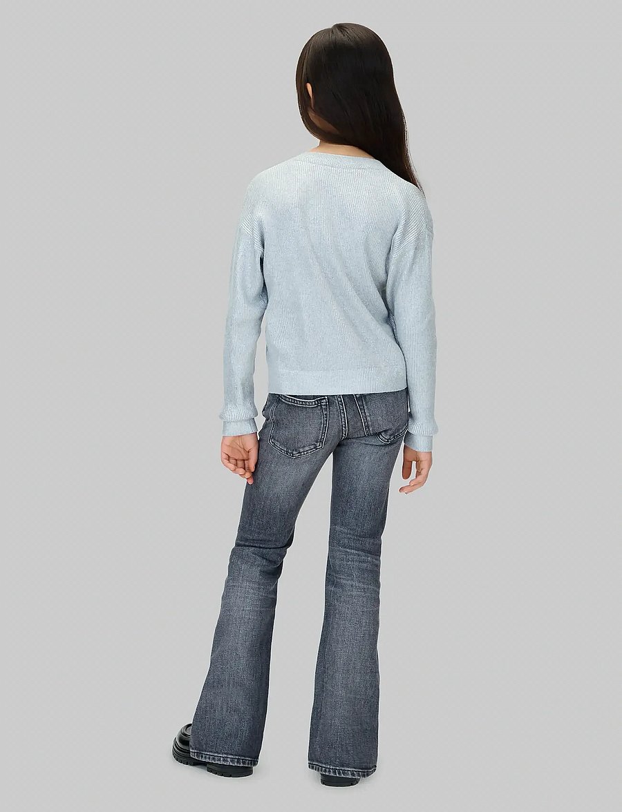 Calvin Klein - MR FLARE MID GREY STONE - bootcut jeans - mid grey stone - 3