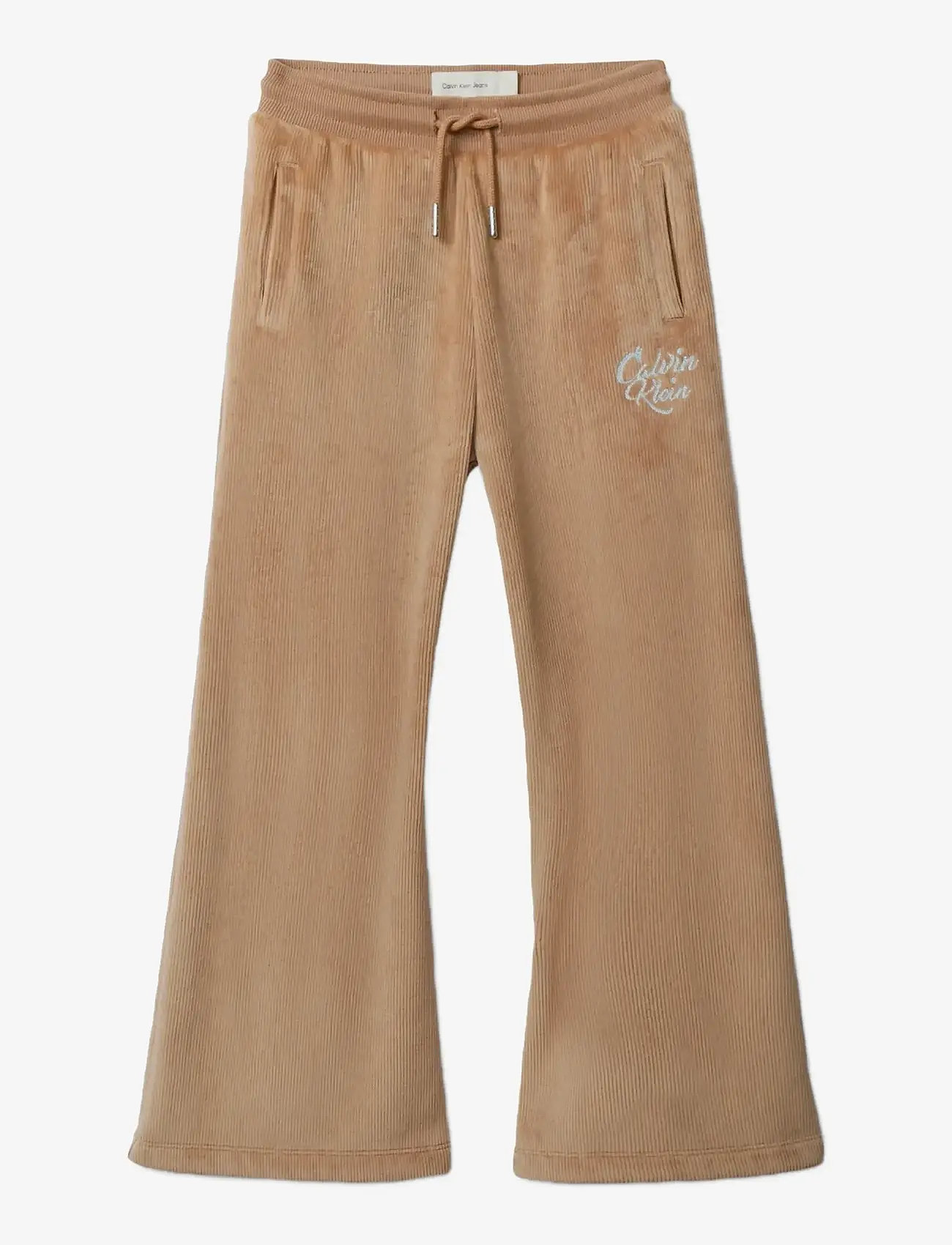 Calvin Klein - VELVET RIB HWK SET - sweatpants - woodsmoke - 1