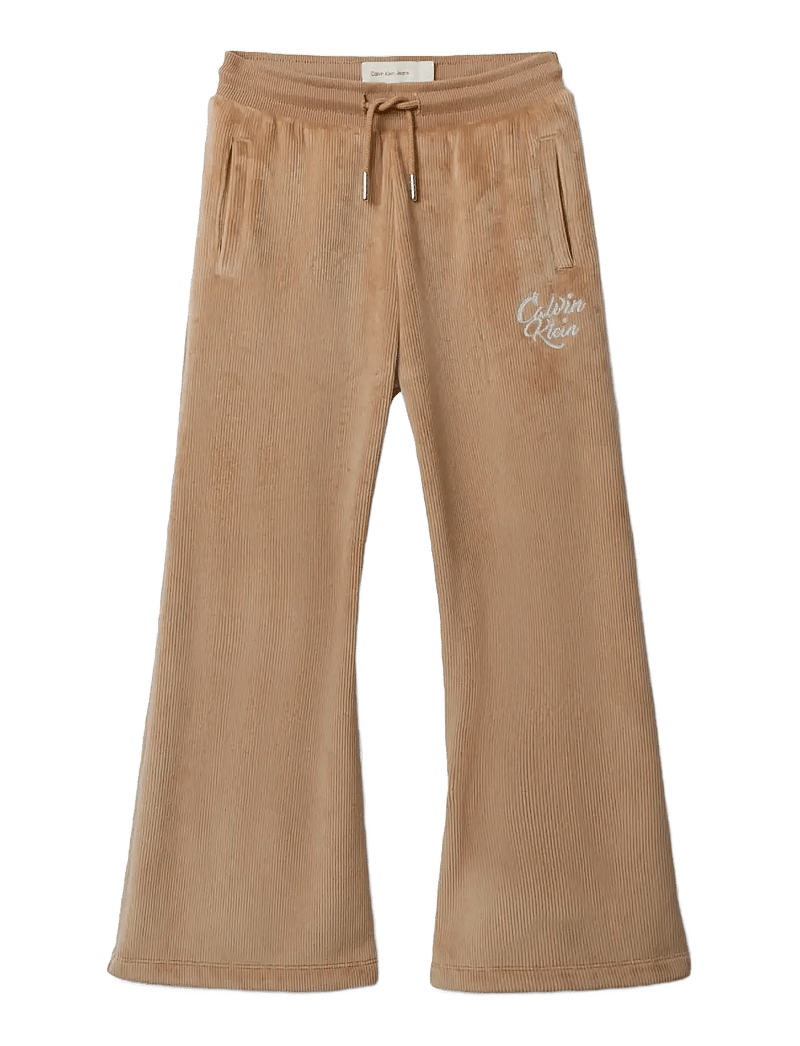 Calvin Klein - VELVET RIB HWK SET - sweatpants - woodsmoke - 1