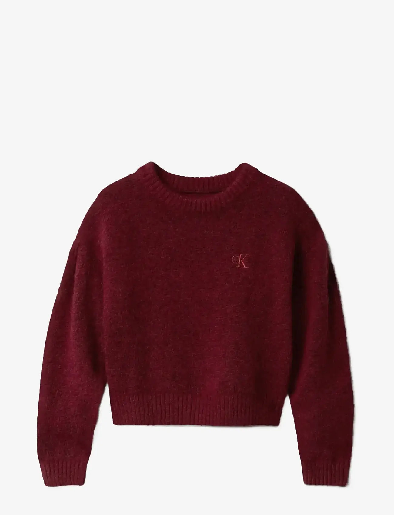 Calvin Klein - BOX PLEAT FLUFFY SWEATER - pullover - raspberry chocolate - 1