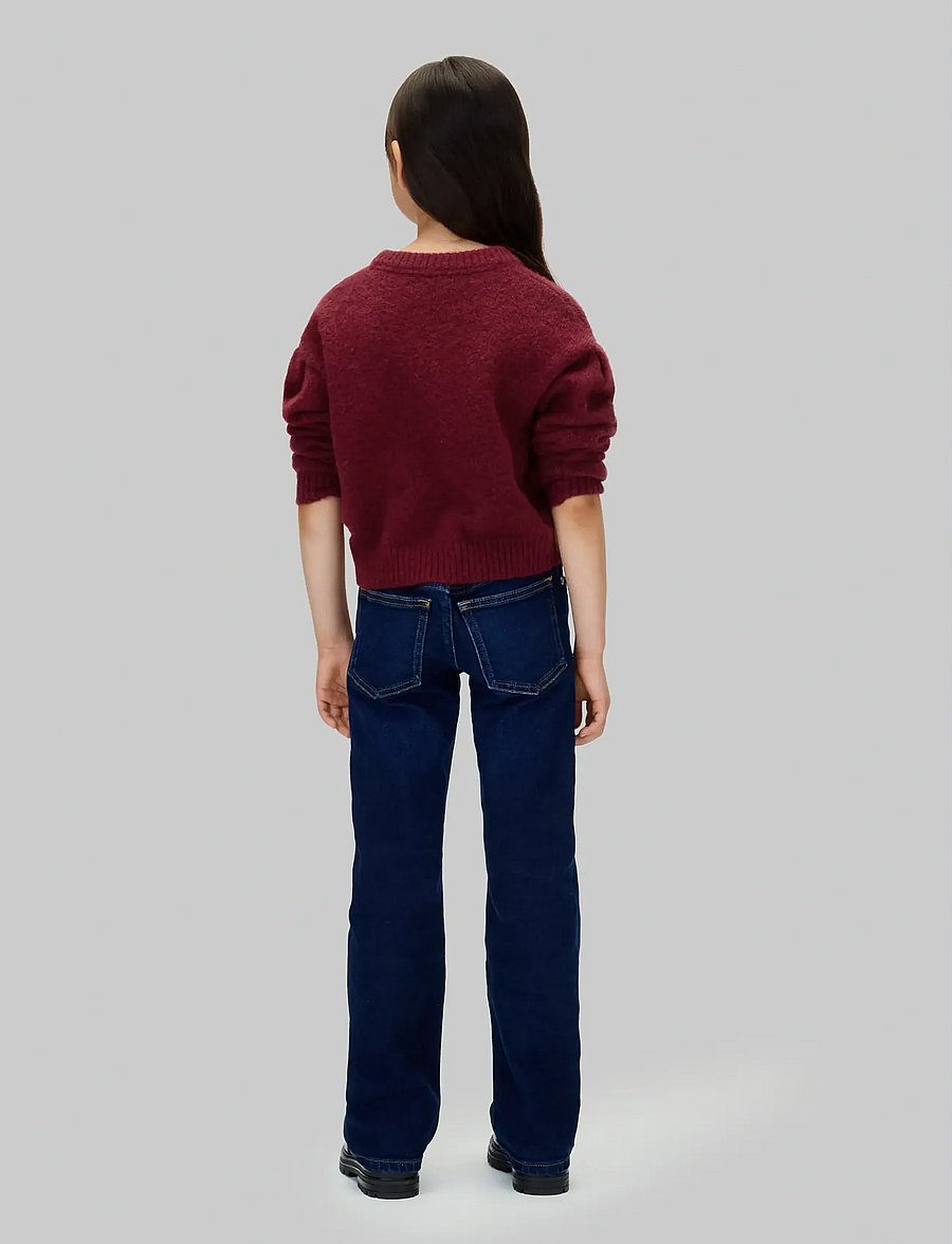Calvin Klein - BOX PLEAT FLUFFY SWEATER - gensere - raspberry chocolate - 3