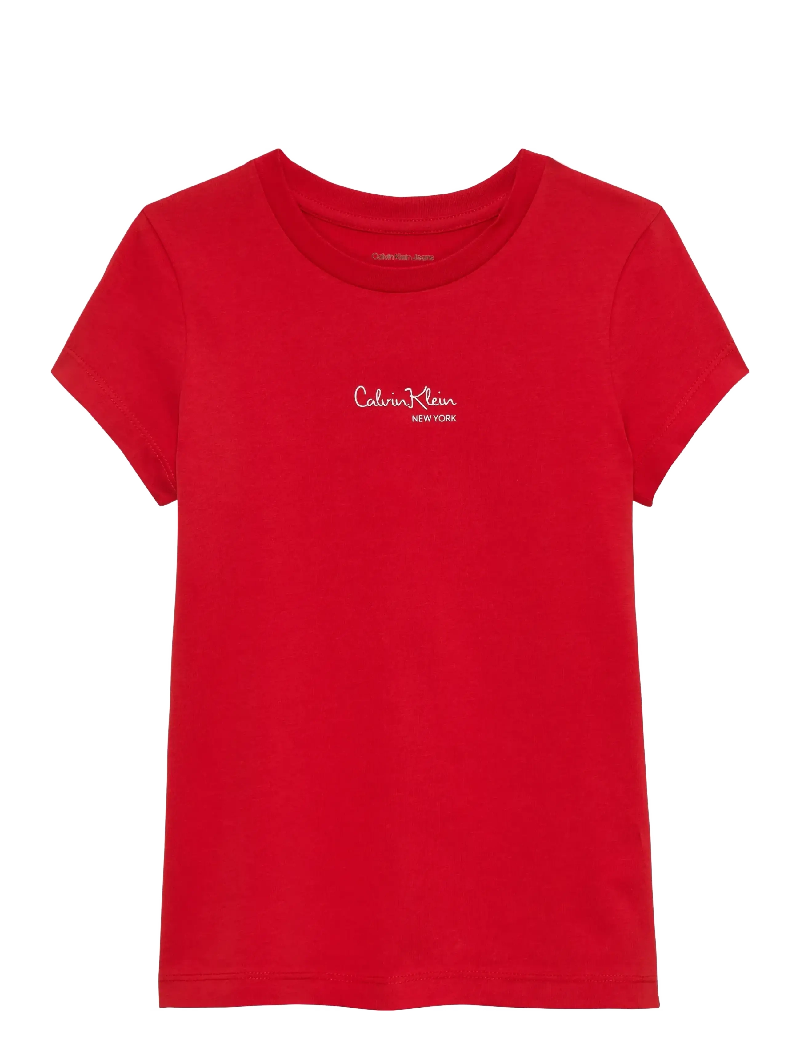 Calvin Klein SIGNATURE AW S/S T-SHIRT - Shop efter alder - ADRENALINE RUSH / red