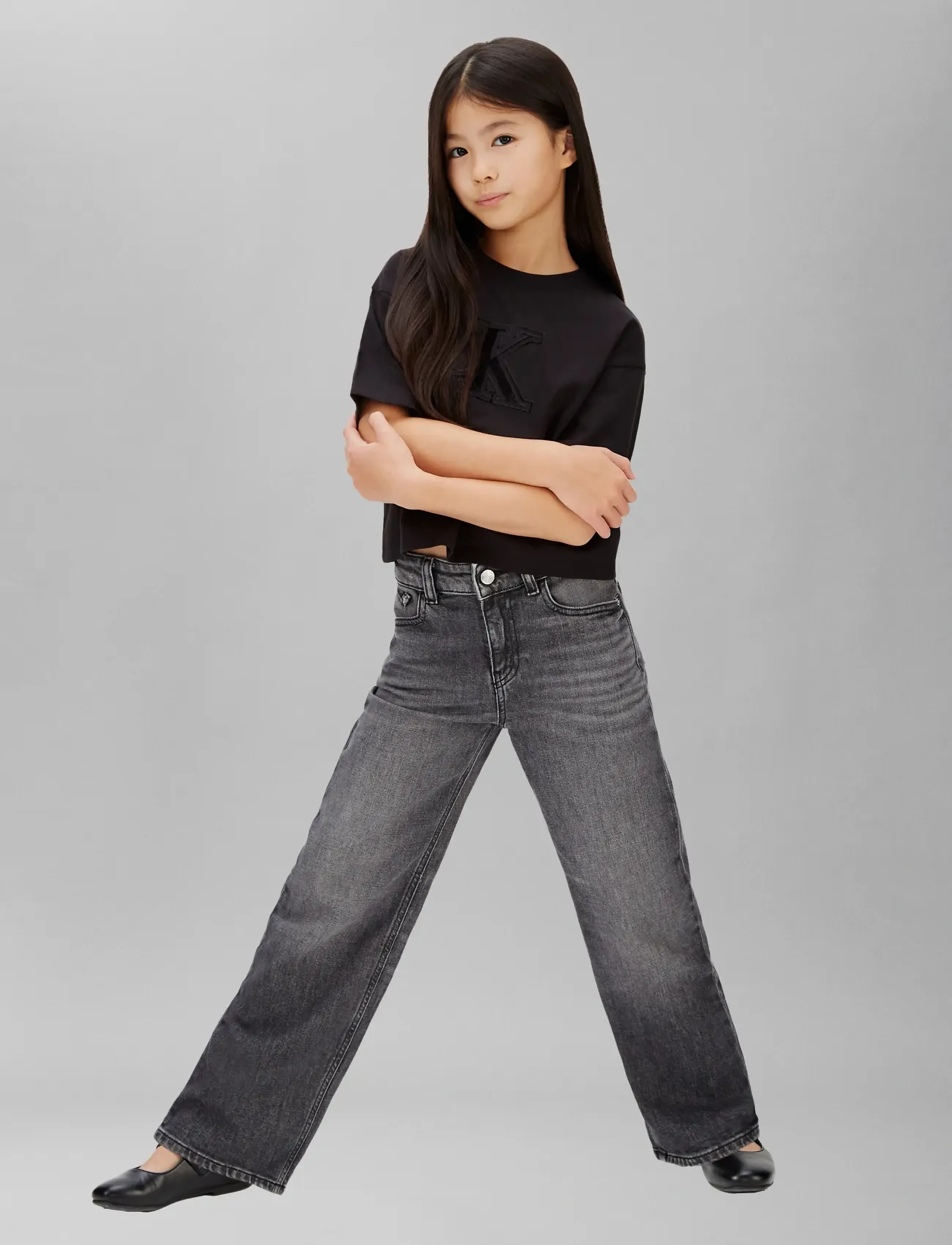Calvin Klein - VELVET MONOGRAM BOXY S/S T-SHIRT - kurzärmelige - ck black - 5
