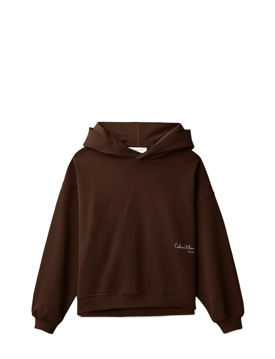 Calvin Klein - SIGNATURE AW HOODIE - huvtröjor - legacy brown - 1