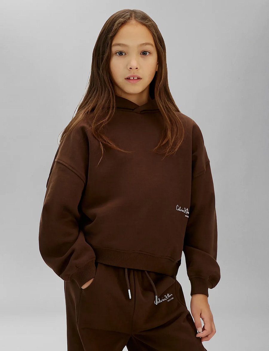 Calvin Klein - SIGNATURE AW HOODIE - huvtröjor - legacy brown - 3