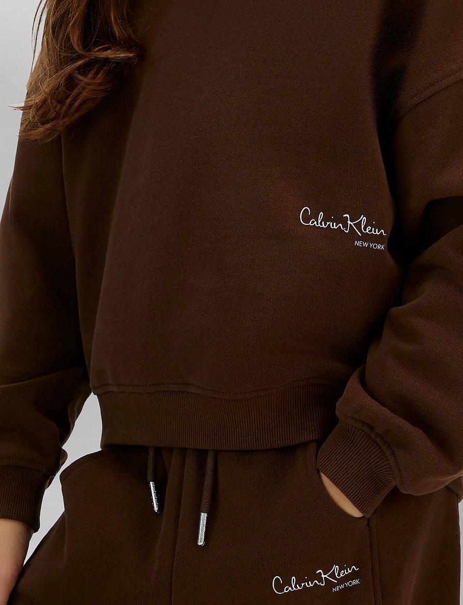 Calvin Klein - SIGNATURE AW HOODIE - huvtröjor - legacy brown - 4